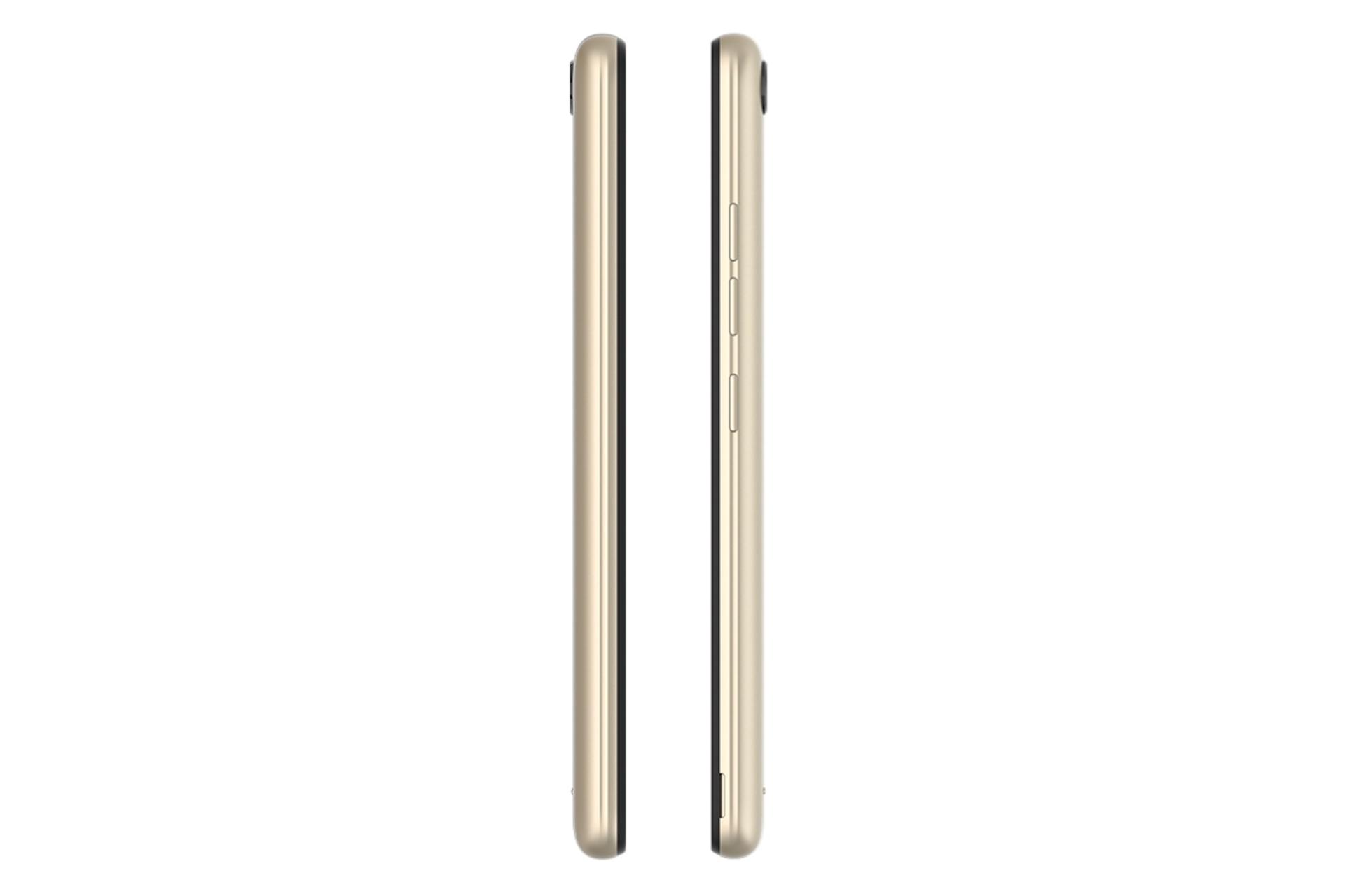 نمای جانبی گوشی موبایل پاپ 2 اف تکنو Tecno Pop 2F طلایی