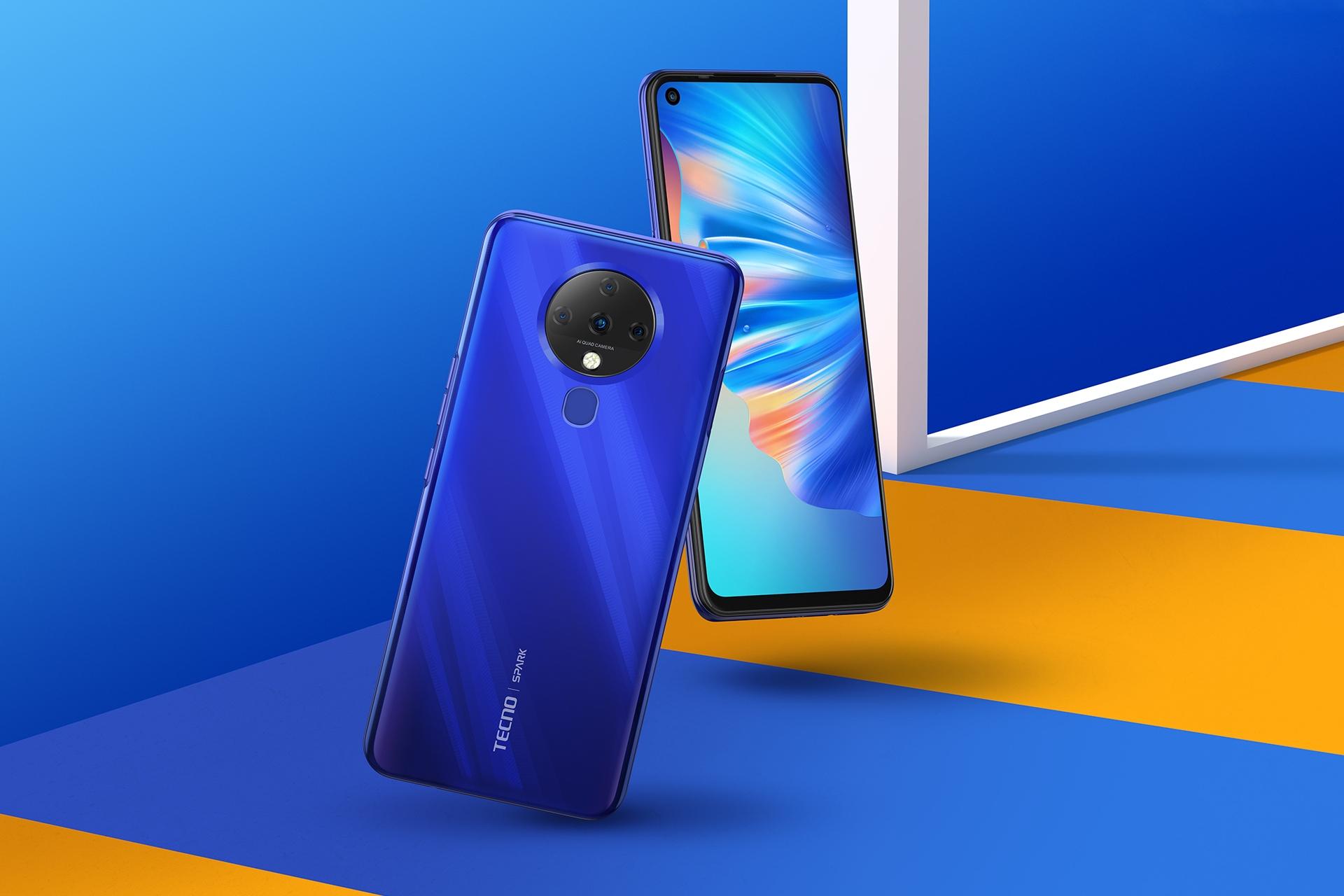 پنل پشت گوشی موبایل اسپارک 6 تکنو Tecno Spark 6 آبی