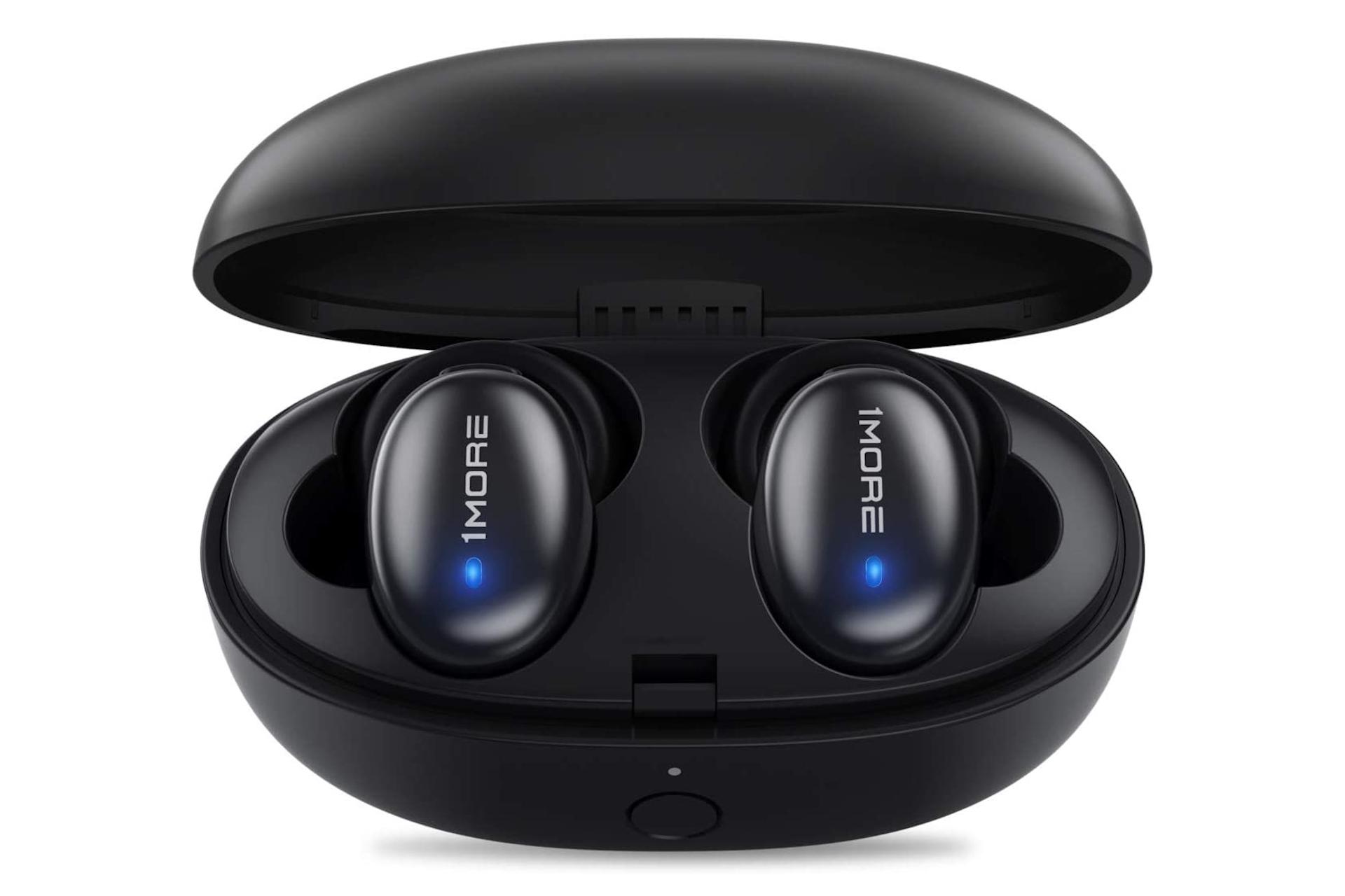 محفظه شارژ هدفون بی سیم وان مور Stylish True Wireless مشکی