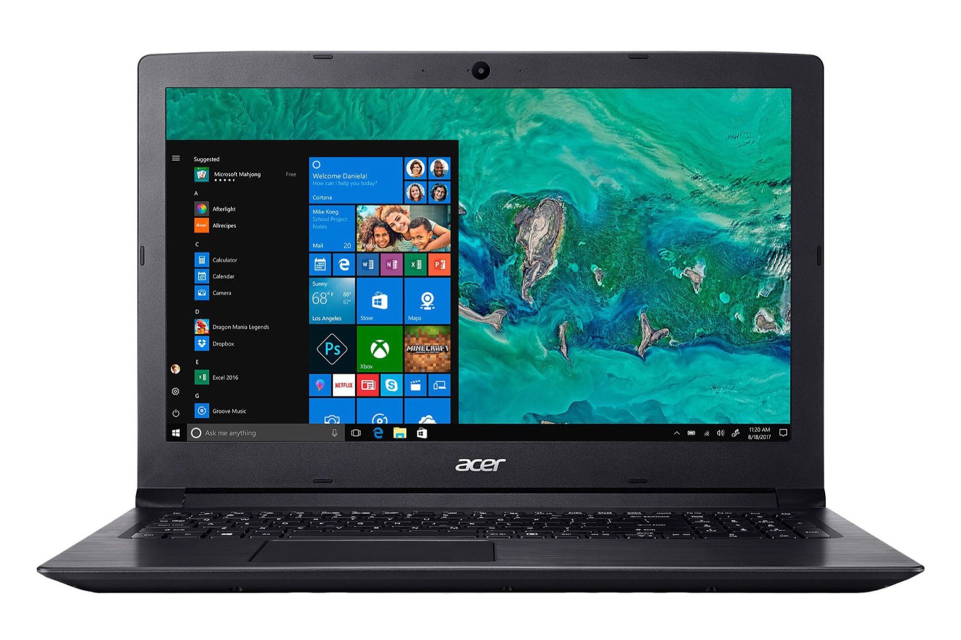 لپ تاپ لنوو ایسر اسپایر 3 A315-33 از نمای جلو