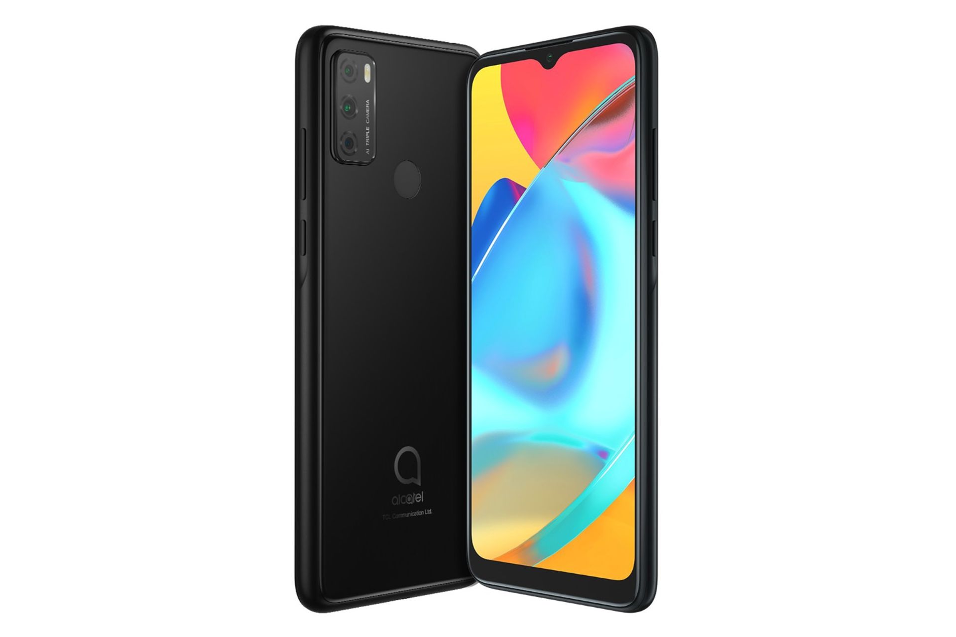 نمایش پشت و جلو آلکاتل 3 ال 2021 رنگ مشکی