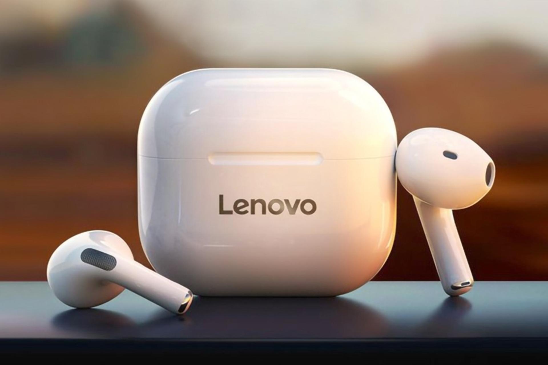 ایرباد بی سیم لنوو Lenovo LivePods LP40 سفید