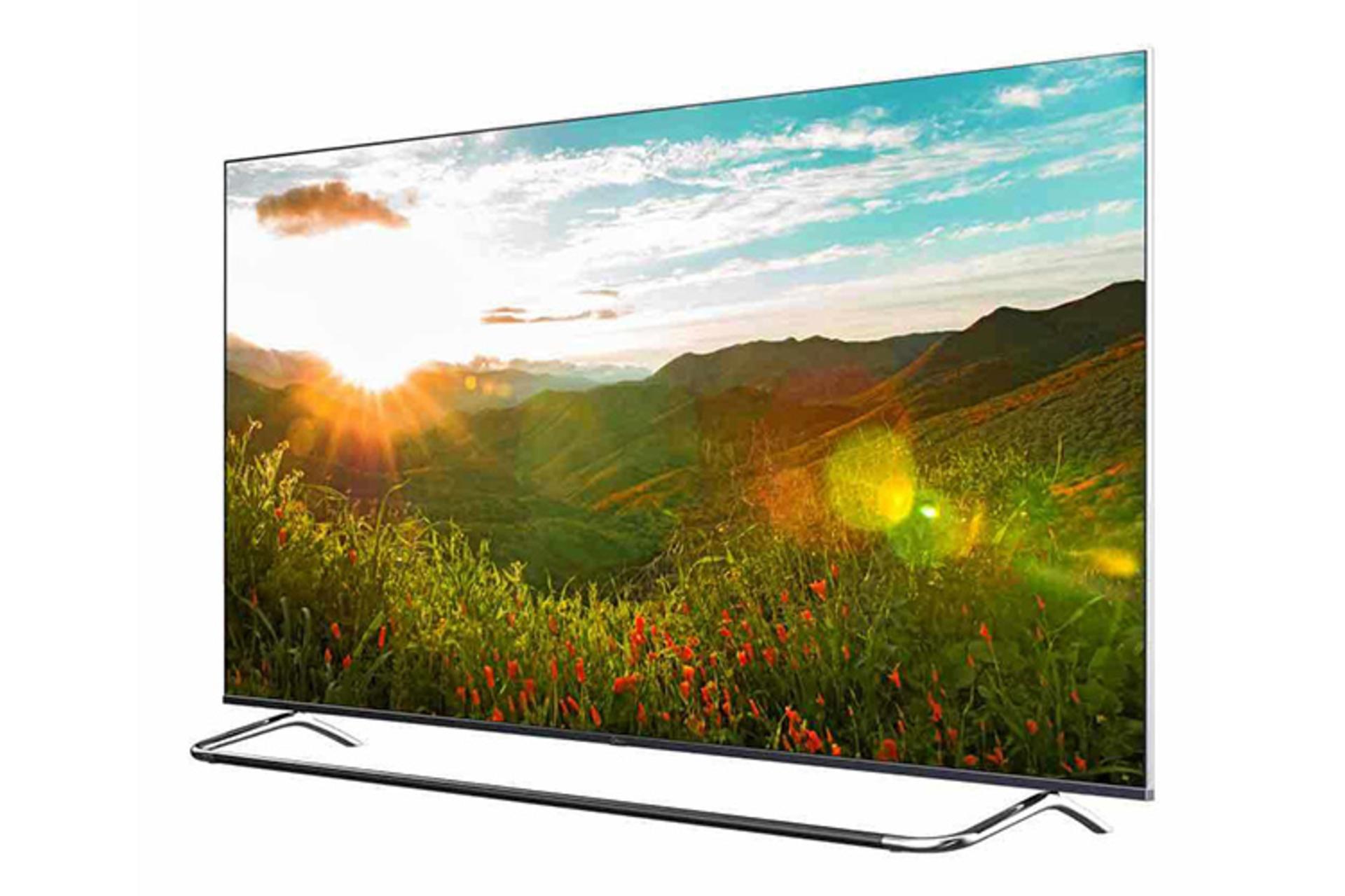 نمای نیمرخ تلویزیون جی پلاس مدل 82ke821s