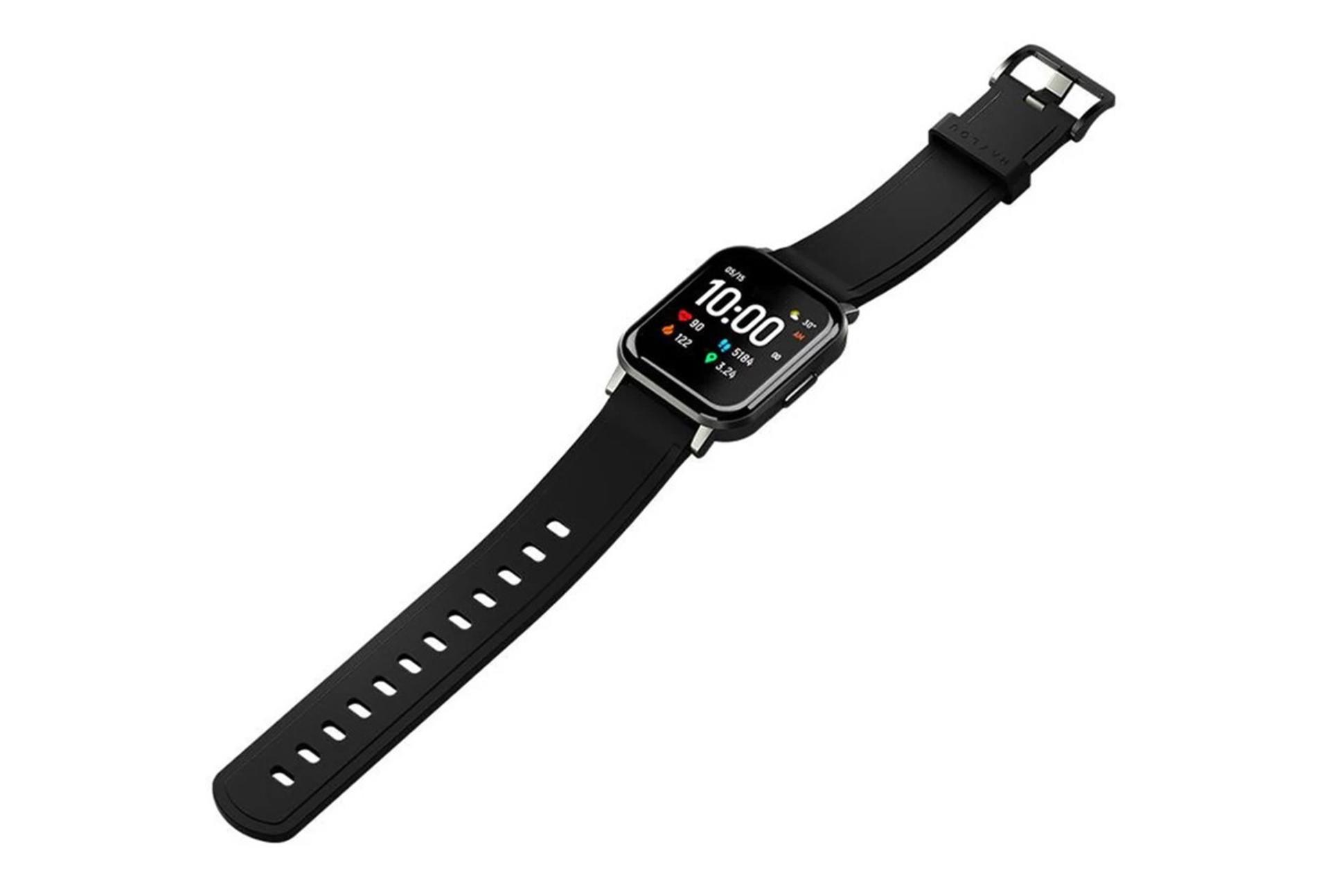 ساعت هوشمند Xiaomi Haylou LS02 نمای جلو با بند باز / هایلو LS02 شیائومی