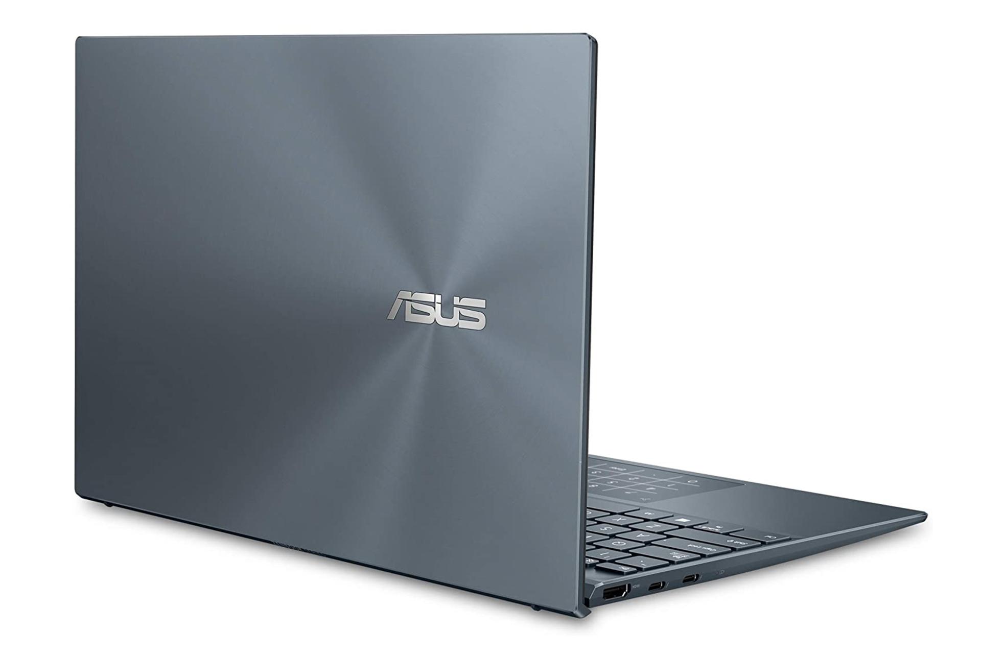 نمای نمیرخ لپ تاپ ایسوس ذن بوک 14 UX425JA و نمایش پورت ها