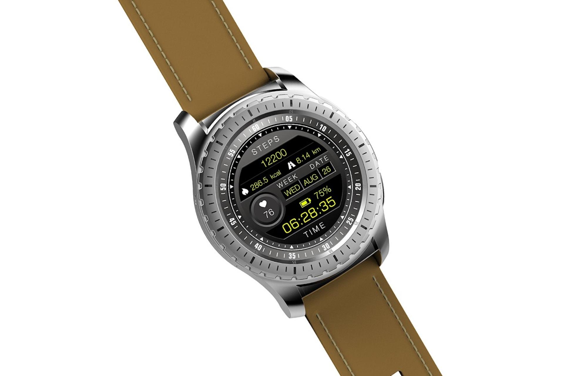 ابزار پوشیدنی اسمارت واچ کینگ ویر Kingwear KW28 نقره ای