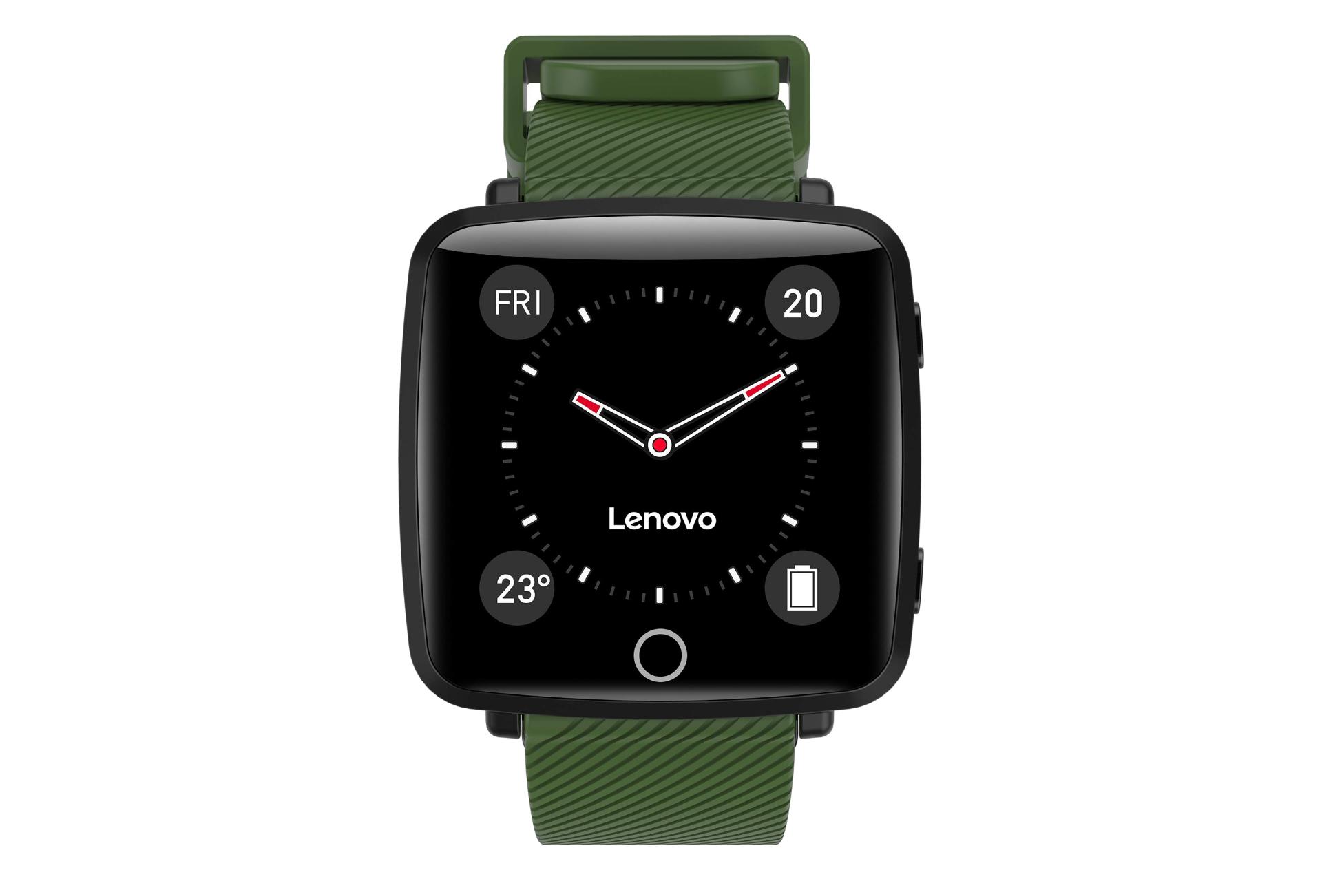 نمای روبرو ابزار پوشیدنی اسمارت واچ لنوو Lenovo HW25P