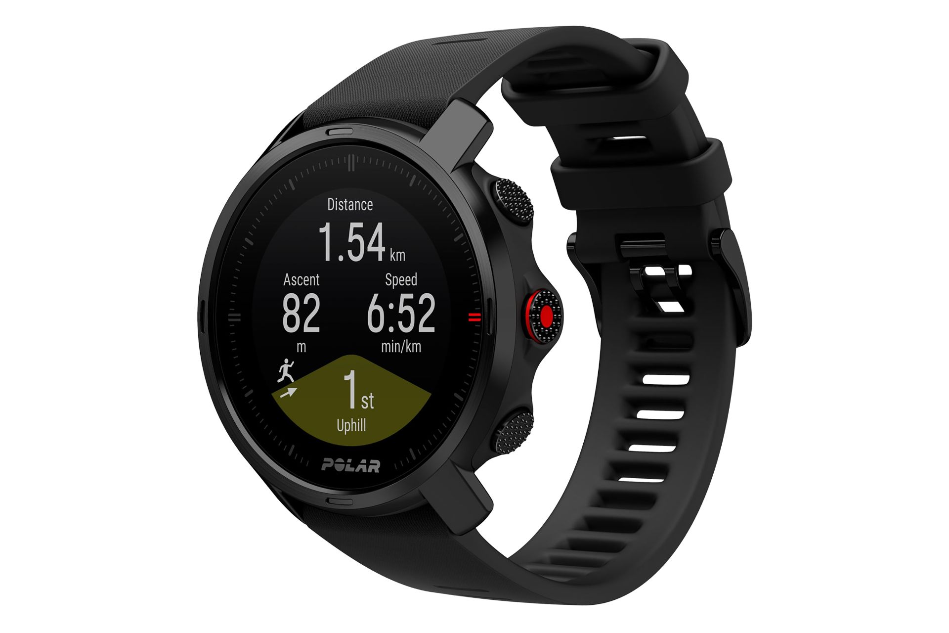 ابزار پوشیدنی اسمارت واچ پولار Polar Grit X مشکی