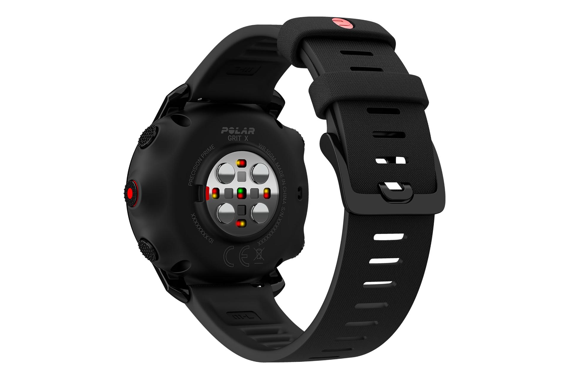 پشت ابزار پوشیدنی اسمارت واچ پولار Polar Grit X مشکی