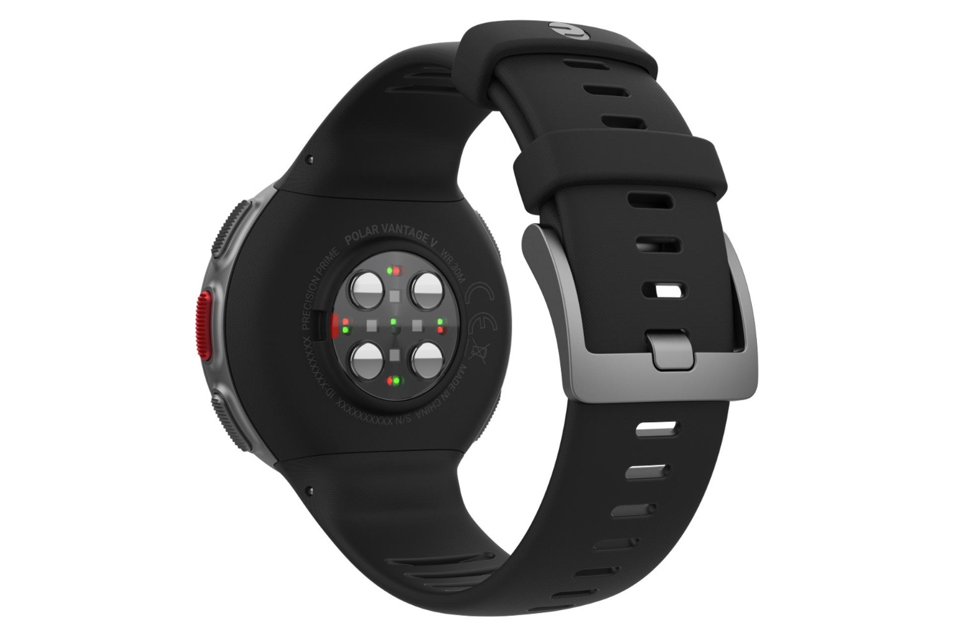 پشت ابزار پوشیدنی اسمارت واچ پولار Polar Vantage V مشکی