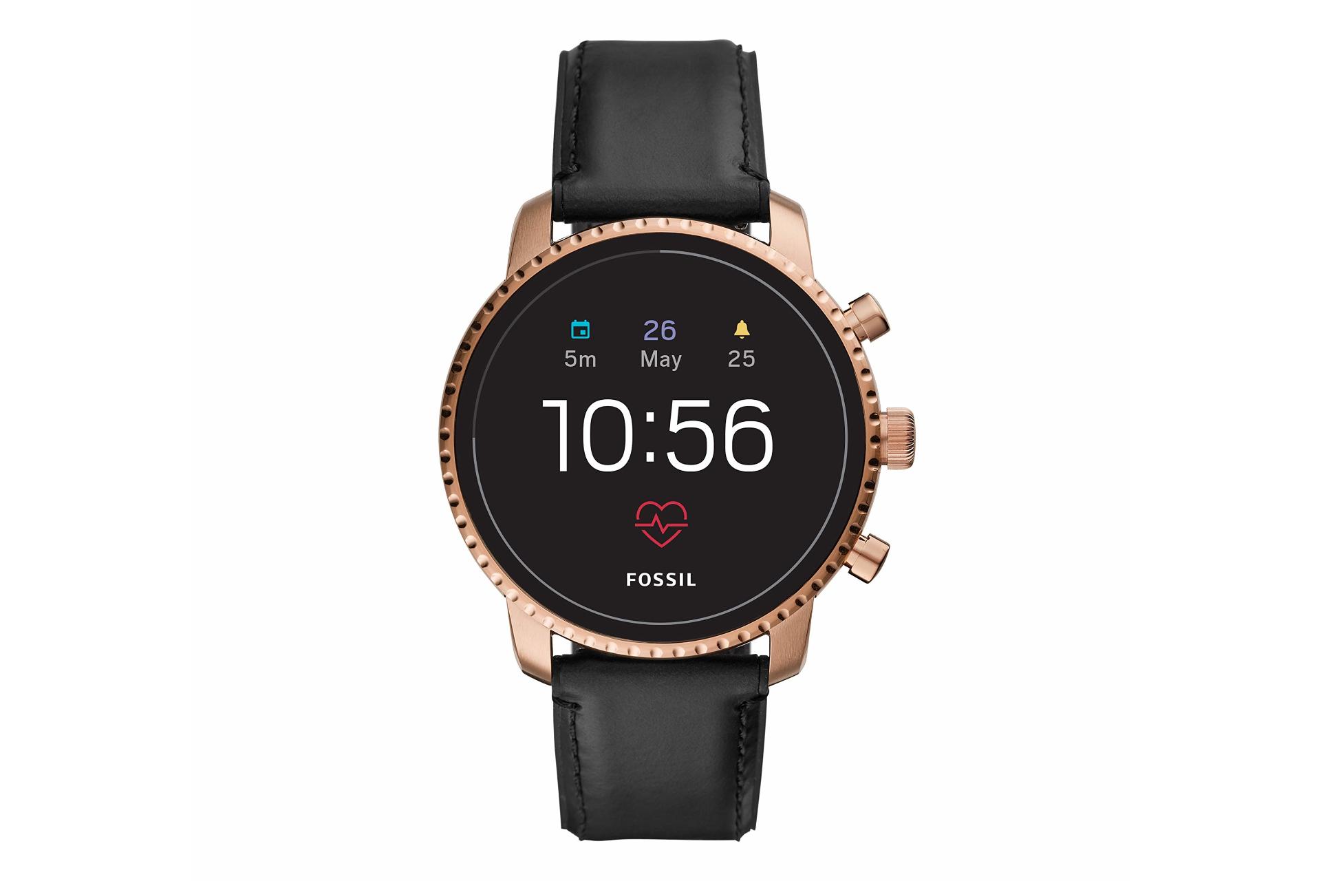 ابزار پوشیدنی اسمارت واچ فسیل Fossil Gen 4 Explorist HR رزگلد