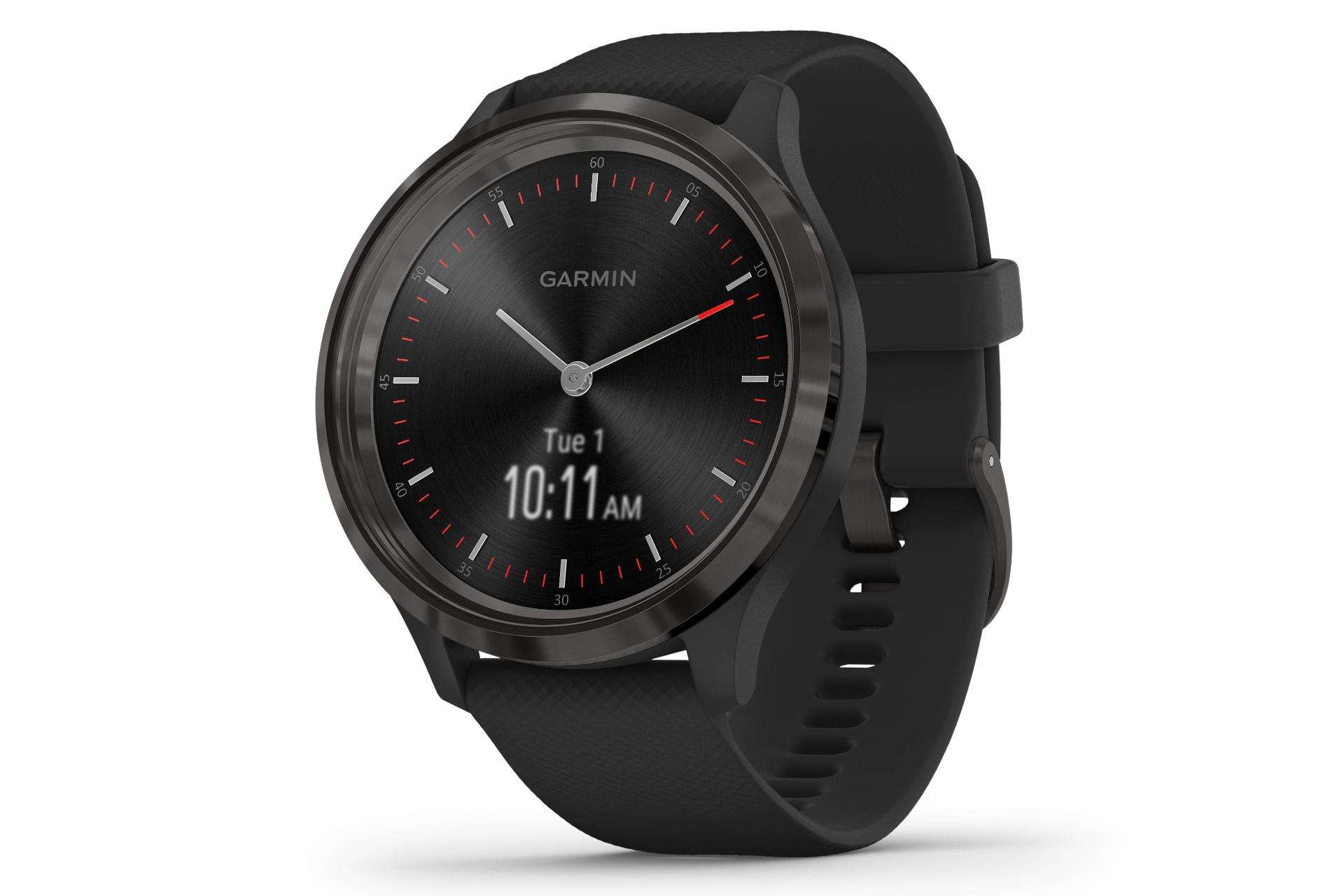 نمای راست اسمارت واچ ویوومو 3 گارمین Garmin vivomove 3 مشکی