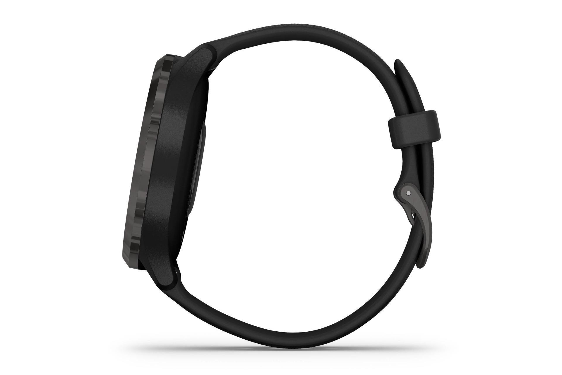 نمای جانبی اسمارت واچ ویوومو 3 گارمین Garmin vivomove 3 مشکی