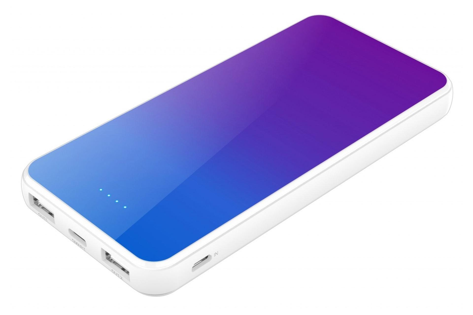 درگاه پاور بانک ژیپین M8 با ظرفیت 10000 میلی‌آمپر ساعت Xipin M8 10000mAh آبی