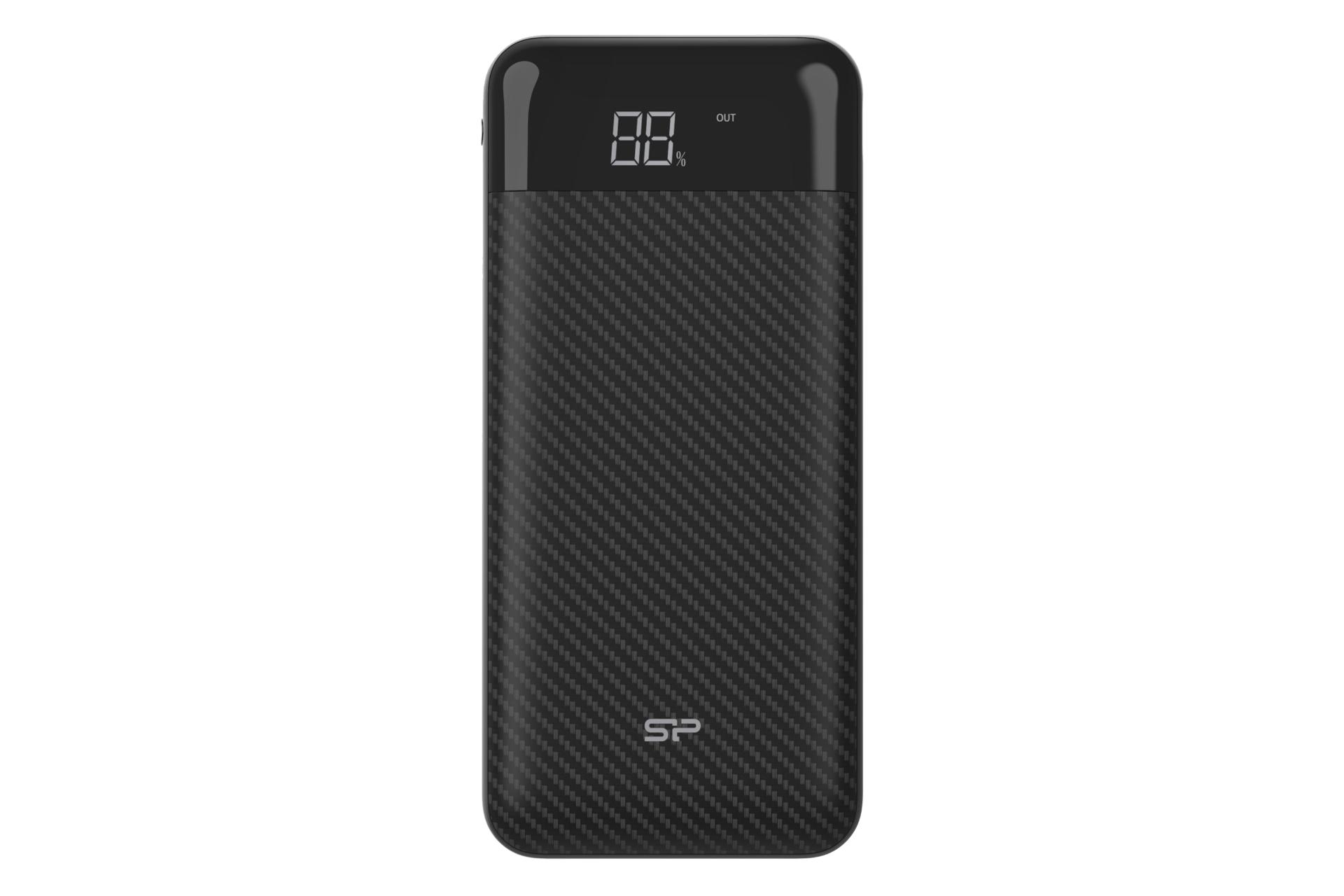 پاور بانک سیلیکون پاور GP28 با ظرفیت 10000 میلی‌آمپر ساعت Silicon Power GP28 10000mAh مشکی