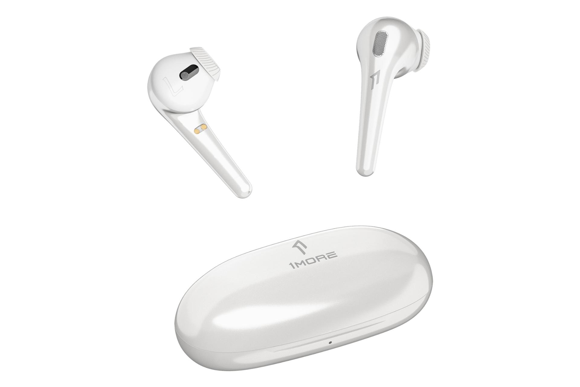 محفظه شارژ ایرباد بی سیم وان مور 1MORE ComfoBuds سفید