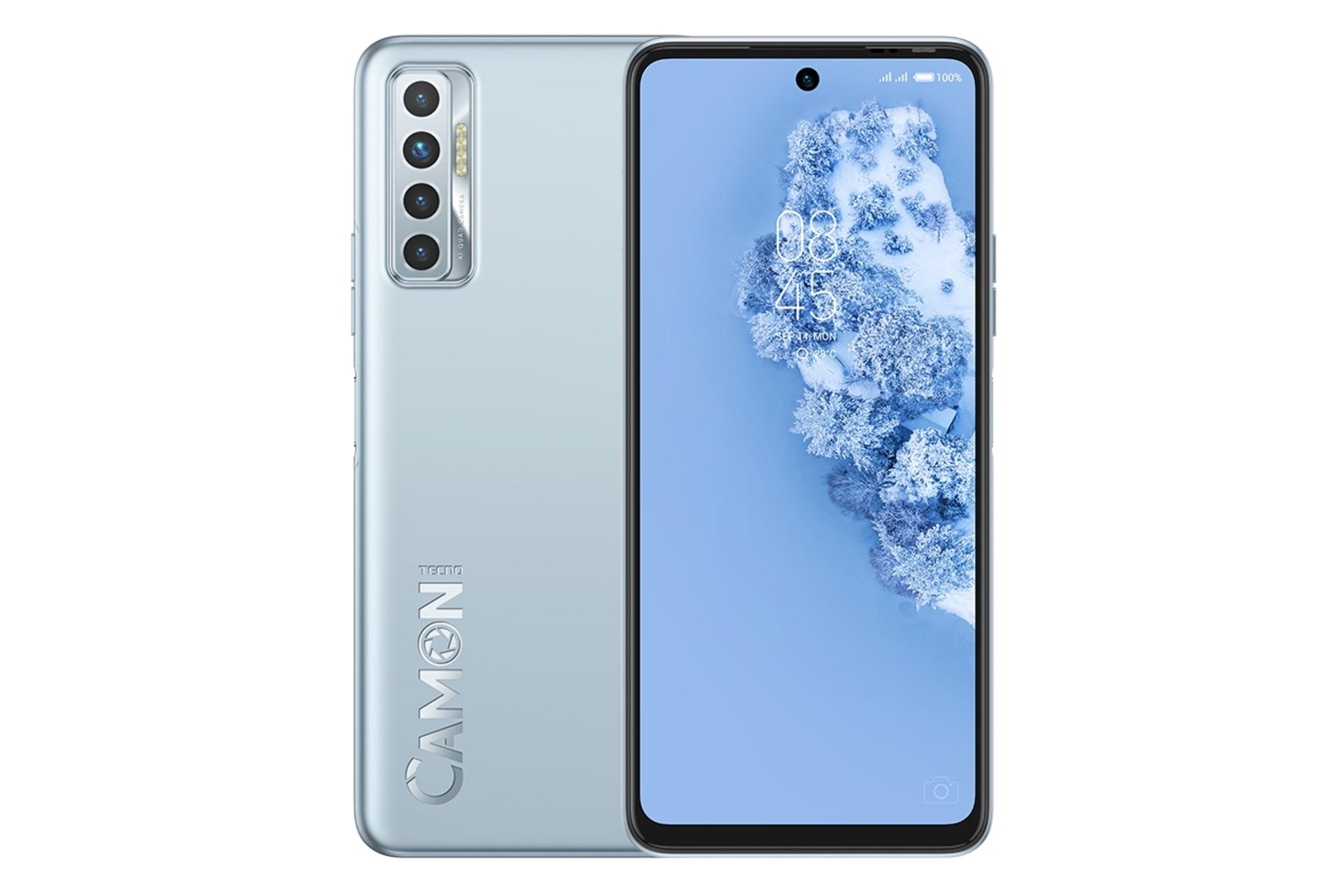 گوشی موبایل کمون تکنو Tecno Camon 17P نقره ای