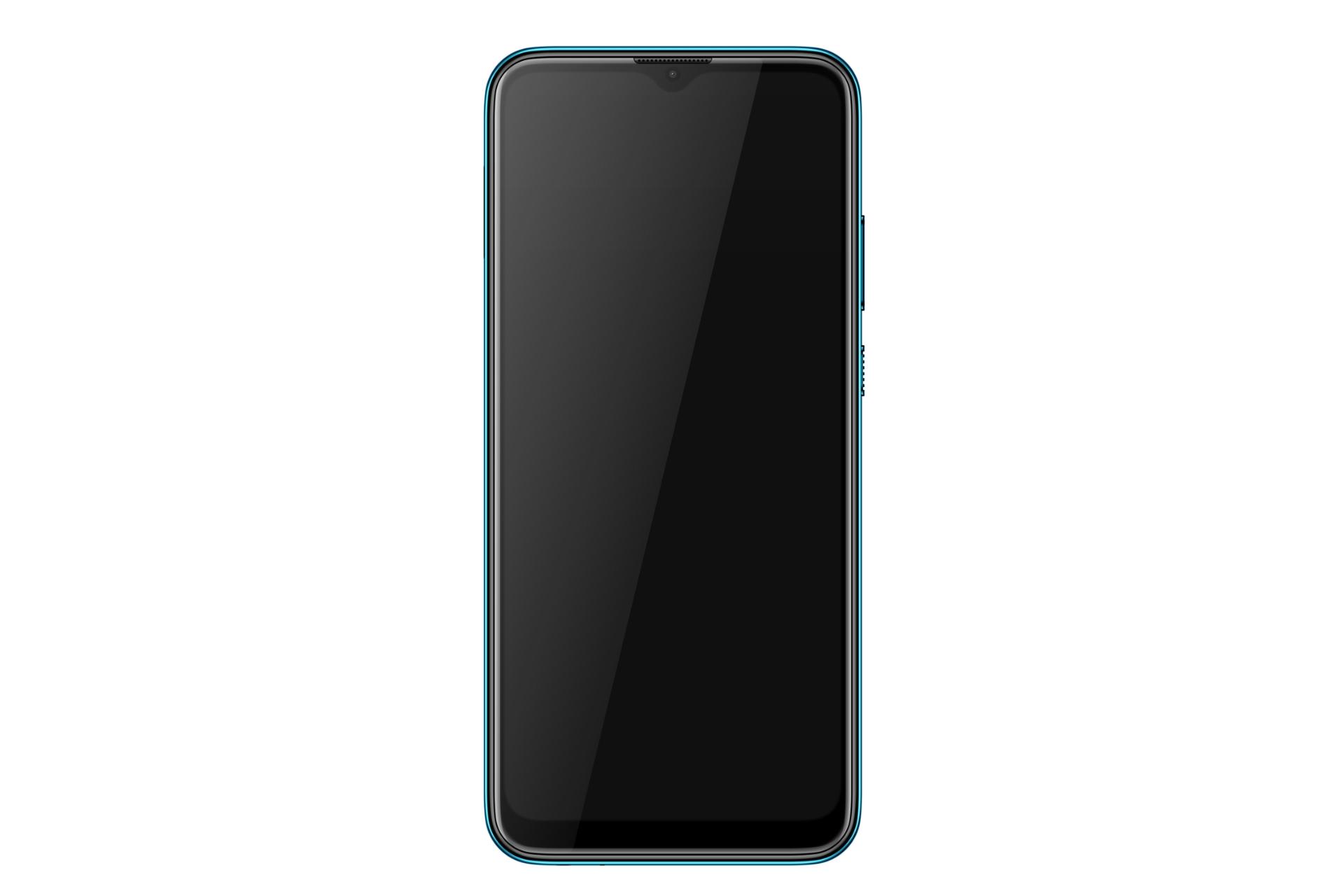 نمای جلو موبایل وایلدفایر E3 اچ تی سی رنگ آبی