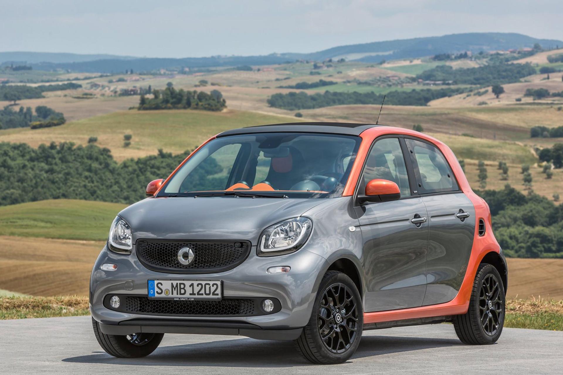 نمای جلو خودرو اسمارت فورفور Smart Forfour 2016