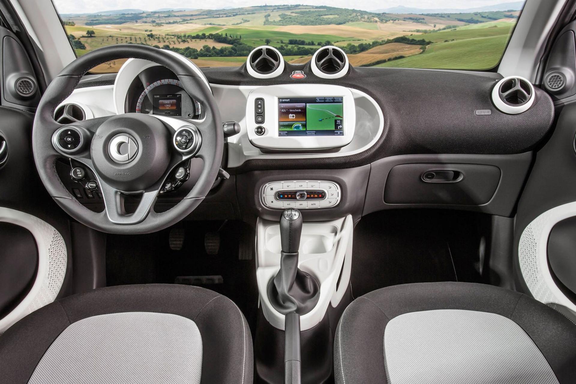 فضای داخلی خودرو اسمارت فورتو Smart Fortwo 2016