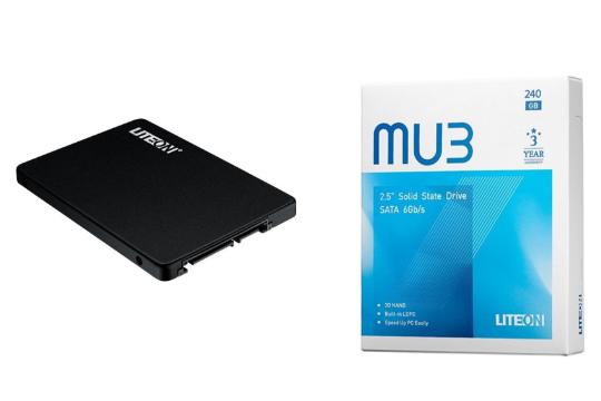 جعبه SSD لایت آن LiteOn MU3 SATA 2.5 Inch 240GB ظرفیت 240 گیگابایت