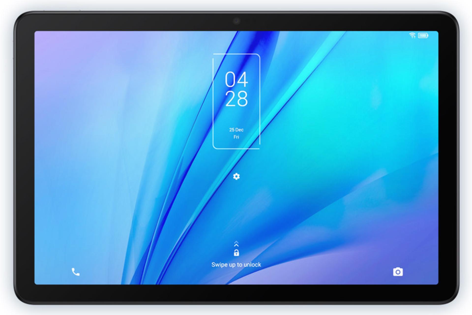 نمای جلو تبلت تی سی ال تب 10 اس رنگ مشکی