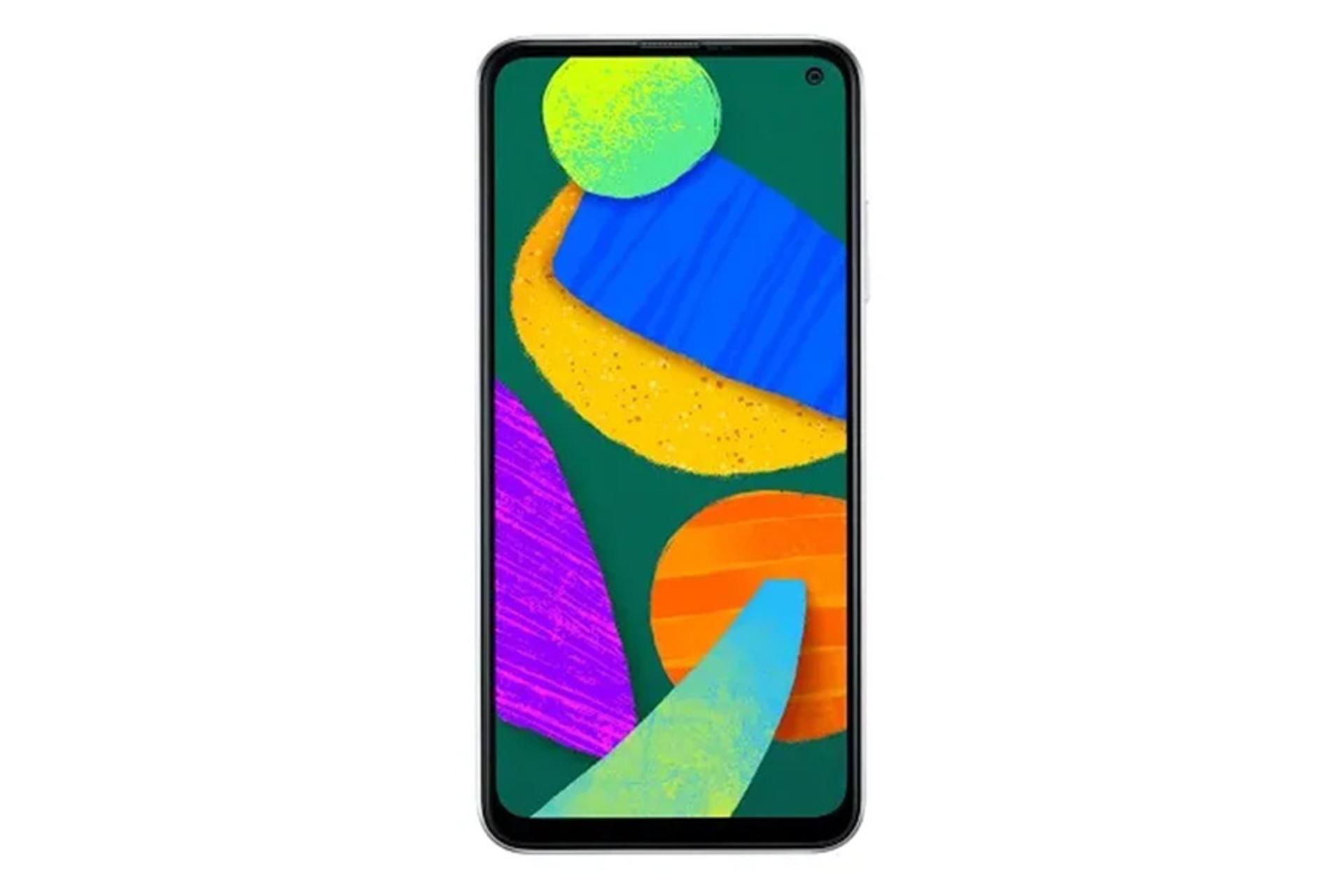گوشی سامسونگ گلکسی اف 52 فایو جی از نمای جلو