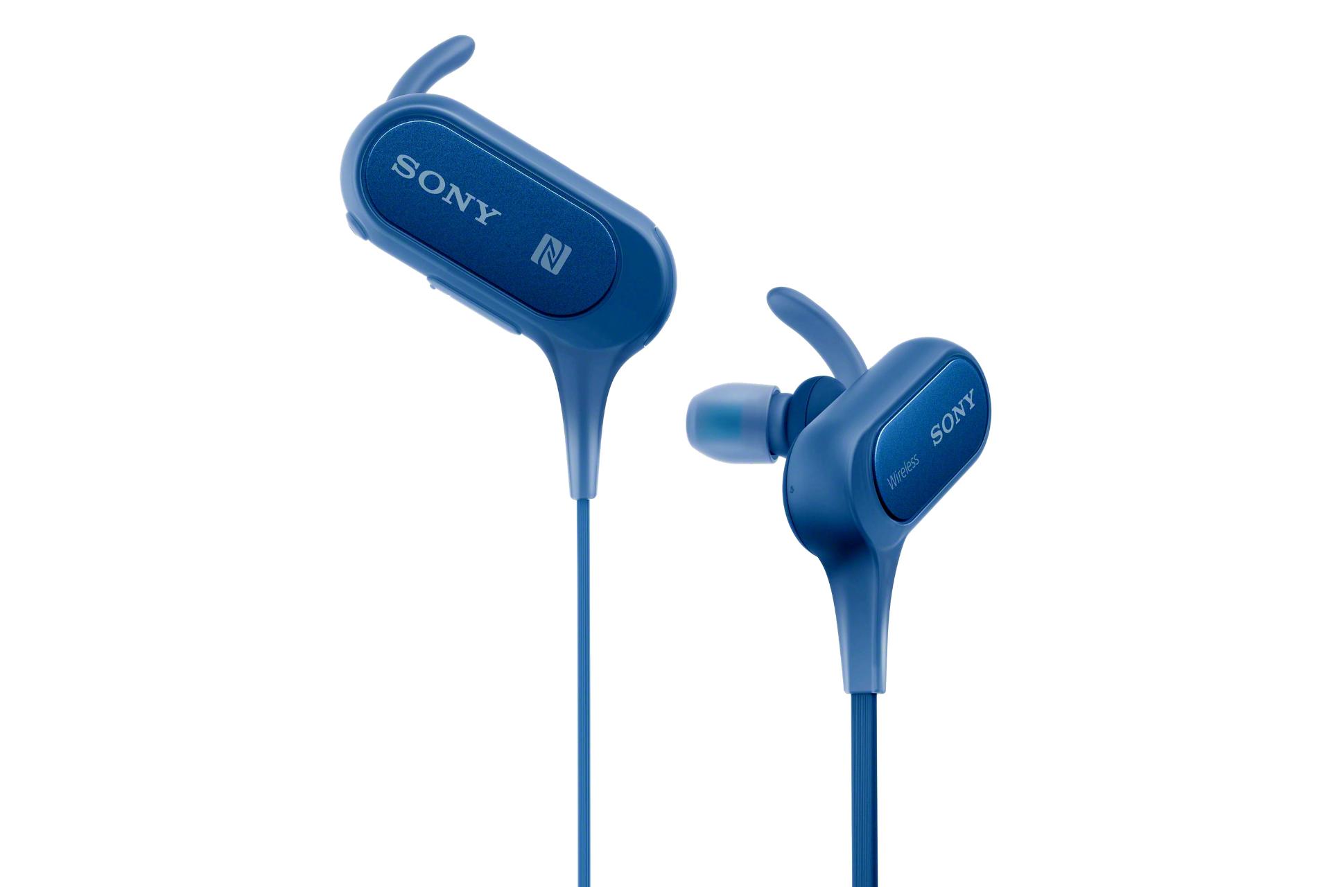 ایربادهای هدفون بی سیم سونی Sony MDR-XB50BS آبی