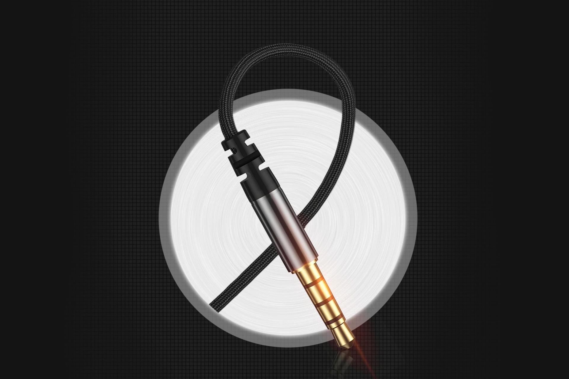 کانکتور هدفون راک اسپیس ابسیدین Rock Space Obsidian RAU0695