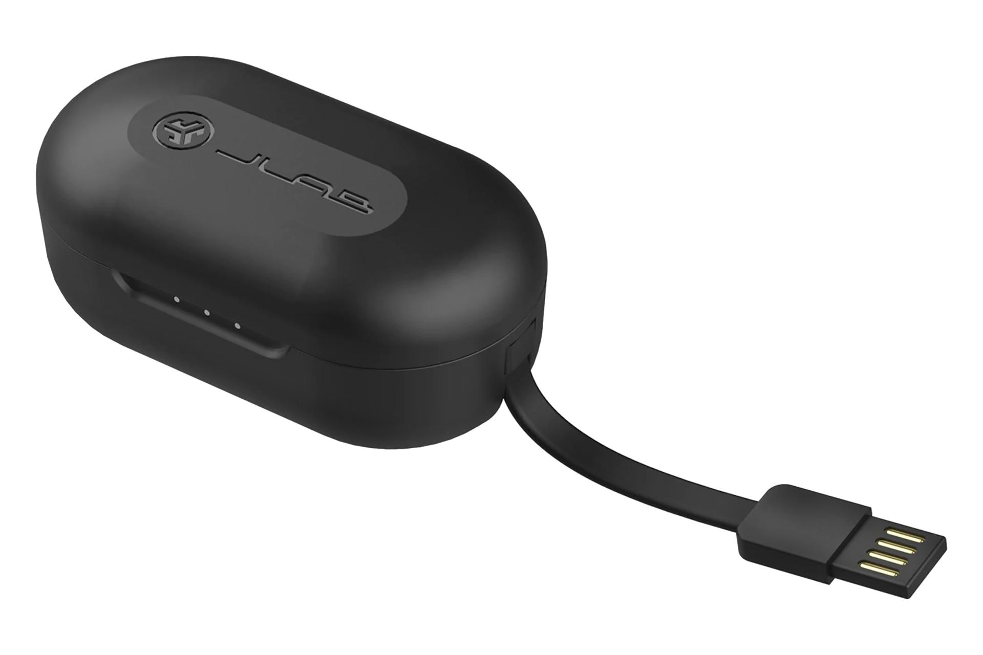 محفظه شارژ بسته ایرباد بی سیم جی لب JLab JBuds Air مشکی