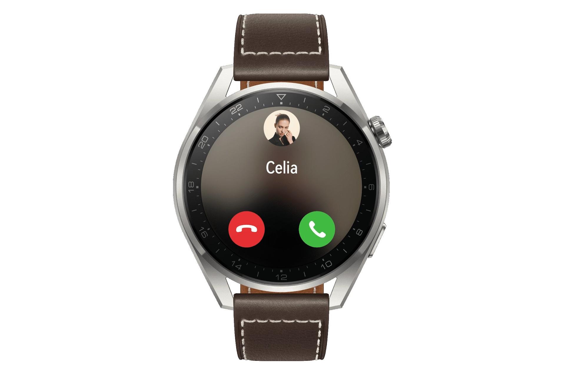نمای روبرو ابزار پوشیدنی هواوی واچ 3 پرو Huawei Watch 3 Pro