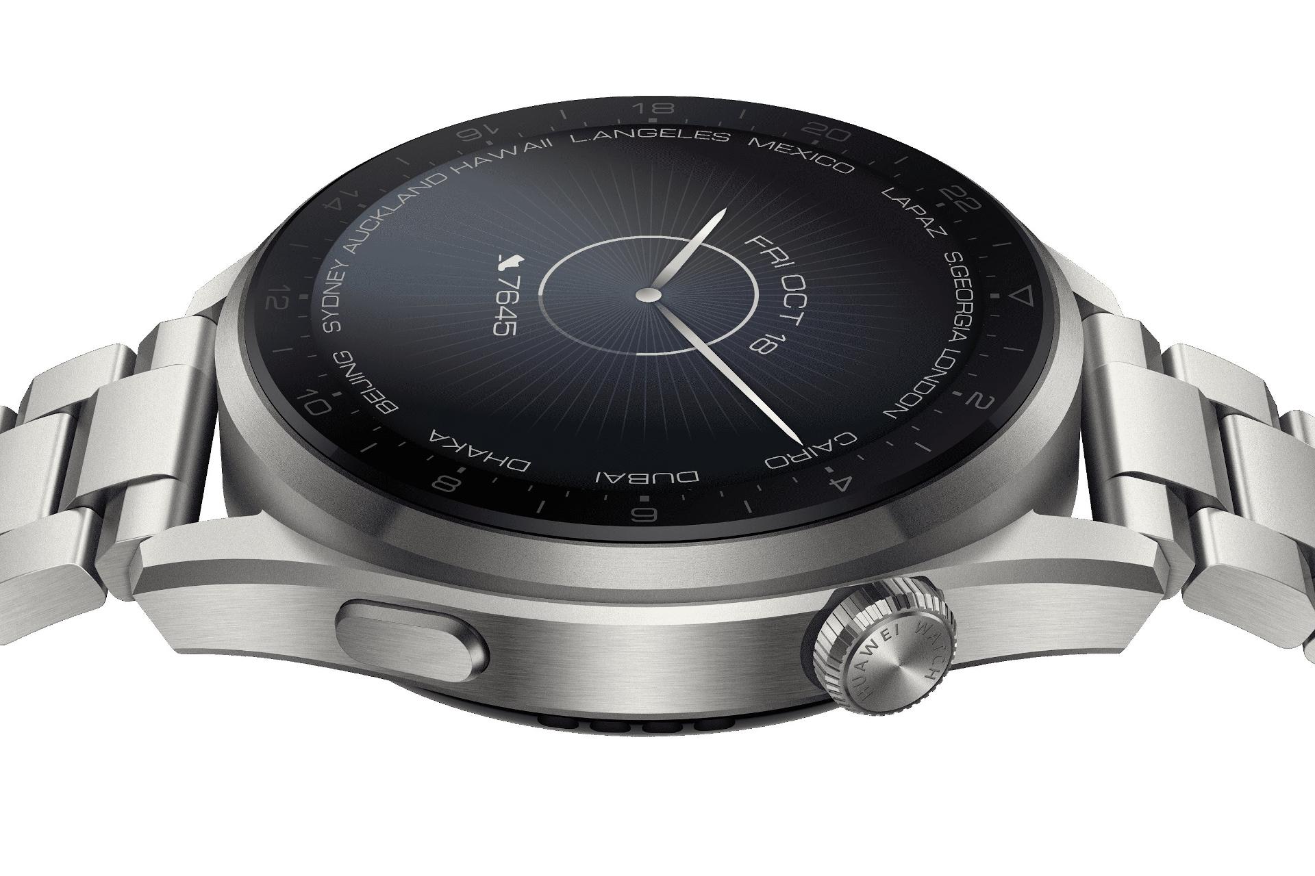 نمای جانبی ابزار پوشیدنی هواوی واچ 3 پرو Huawei Watch 3 Pro