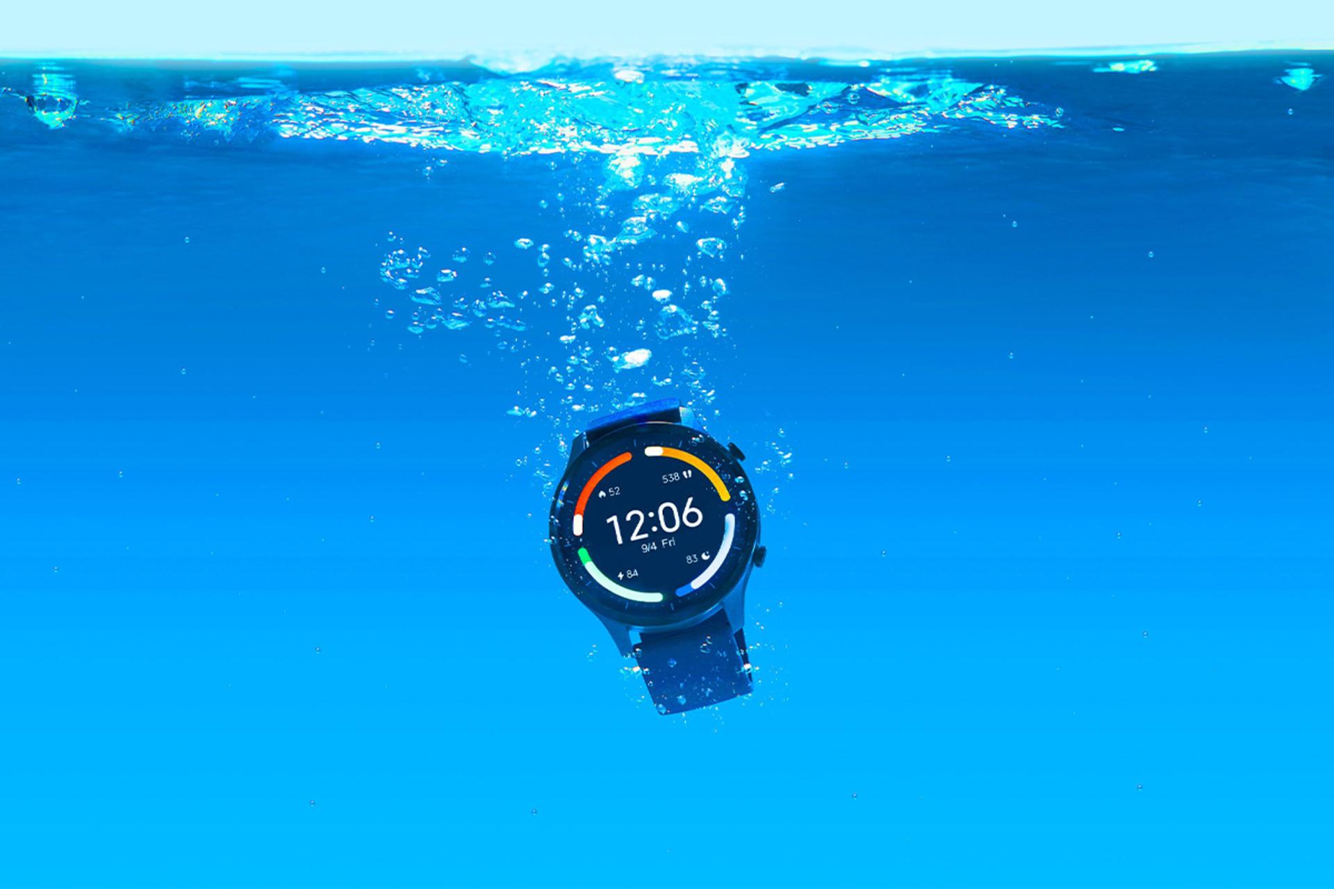 مرجع متخصصين ايران ساعت هوشمند Xiaomi Mi Watch Revolve در آب / شيائومي مي واچ ريوالو