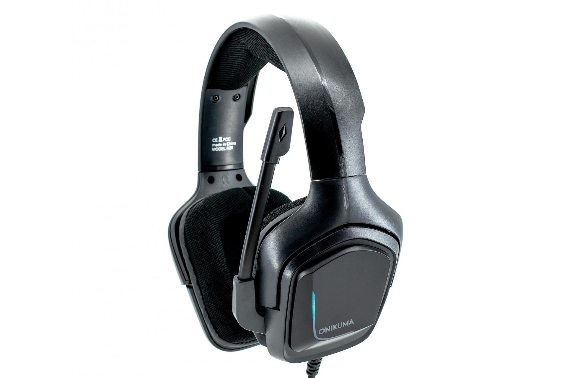 میکروفون هدست گیمینگ اونیکوما Onikuma K20 مشکی