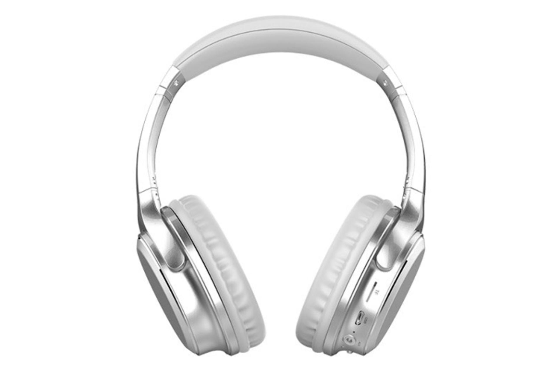 هدفون بی سیم موکسوم Moxom MX-WL16 نقره ای