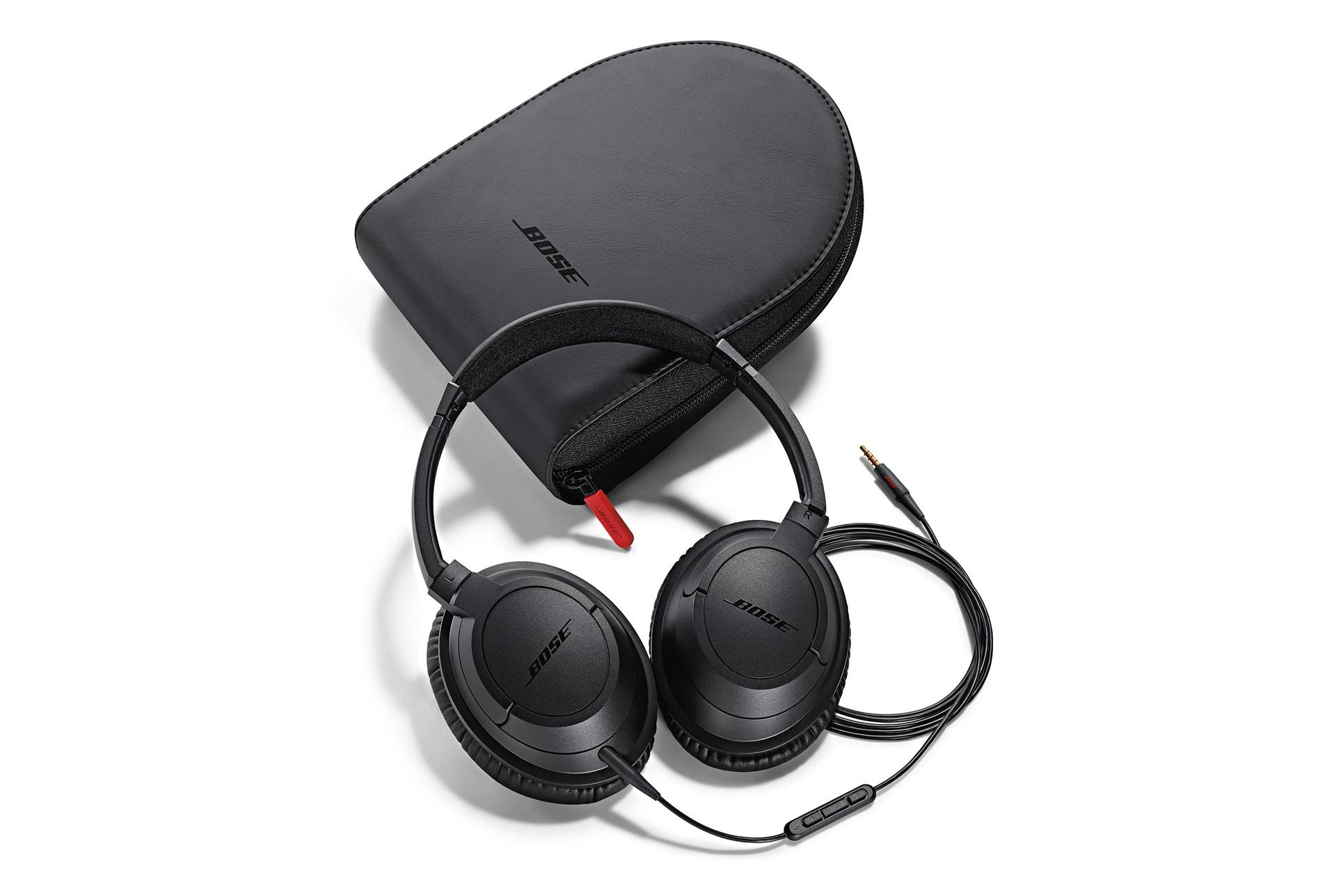 اقلام همراه هدفون بی سیم بوز Bose SoundTrue مشکی