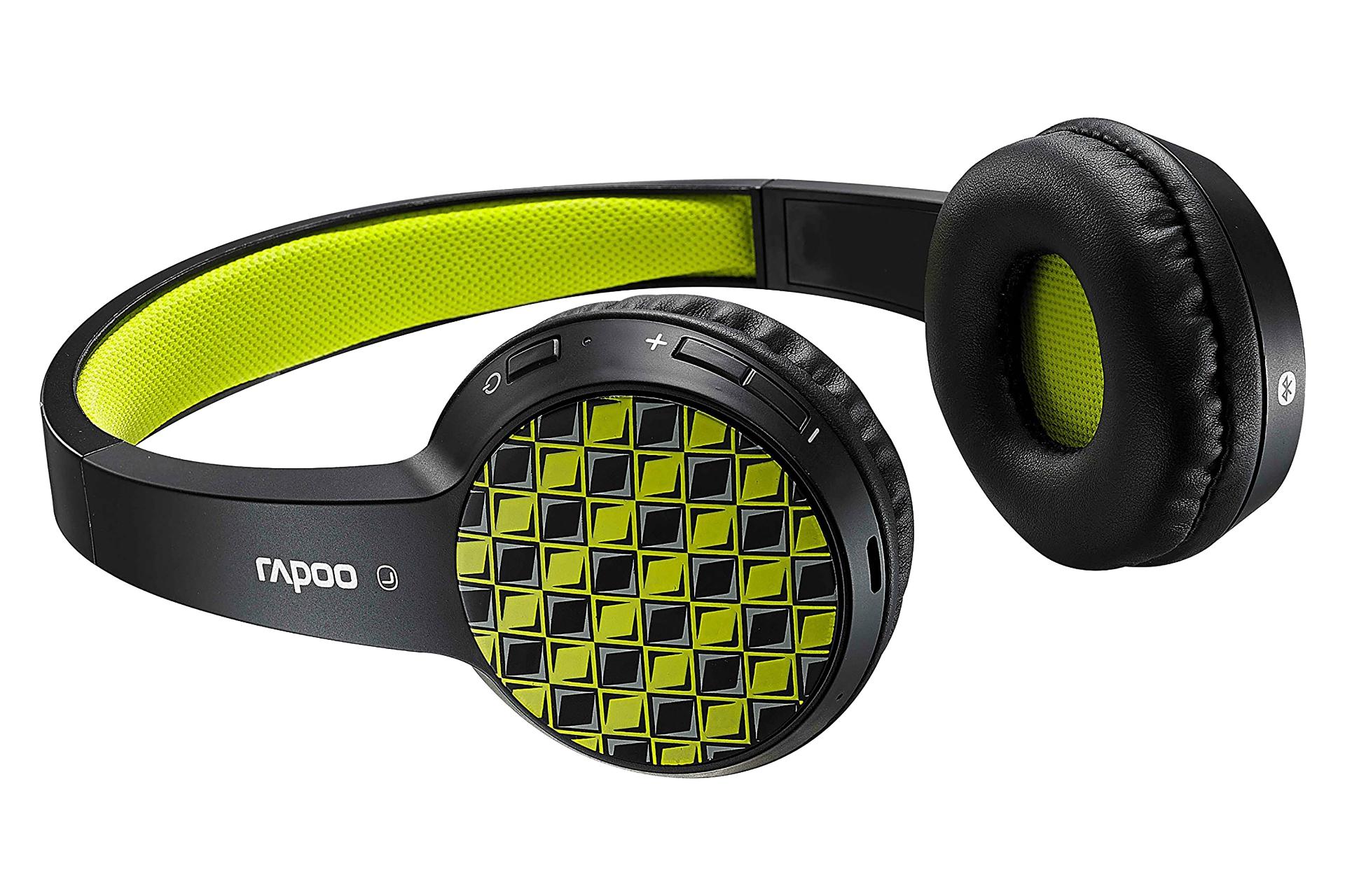 کنترل کننده صدا هدفون بی سیم رپو Rapoo S100 مشکی و زرد