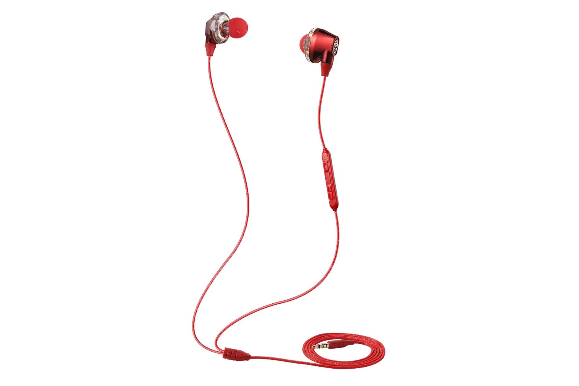 کابل هدفون باسئوس Baseus Encok H10 قرمز