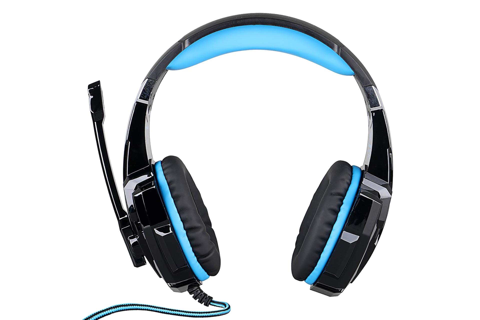 نمای روبرو هدست گیمینگ کوشن ایچ Kotion Each G9000 آبی