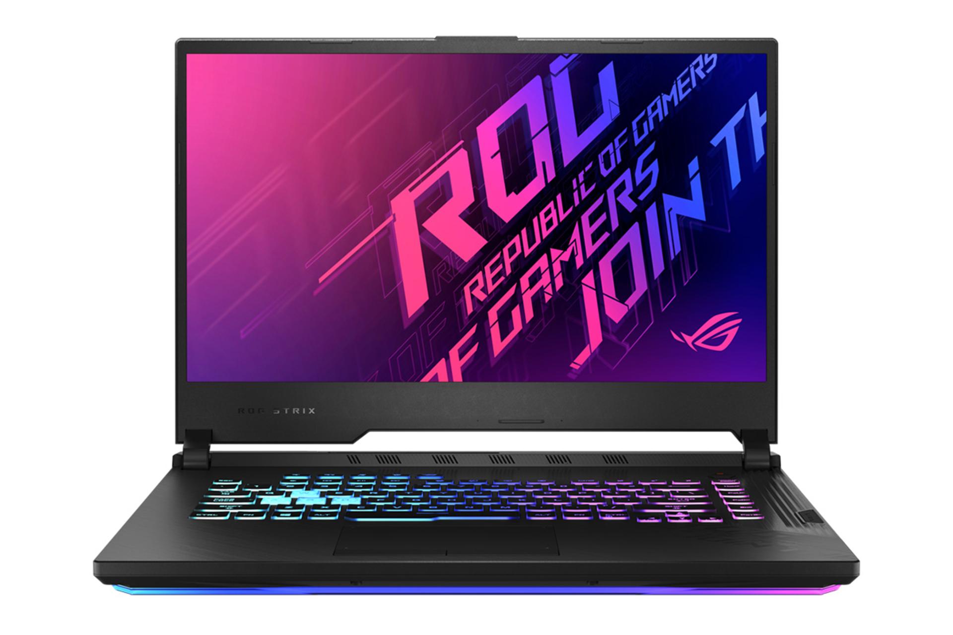 نمای جلو لپ تاپ ایسوس ROG Strix G512LU