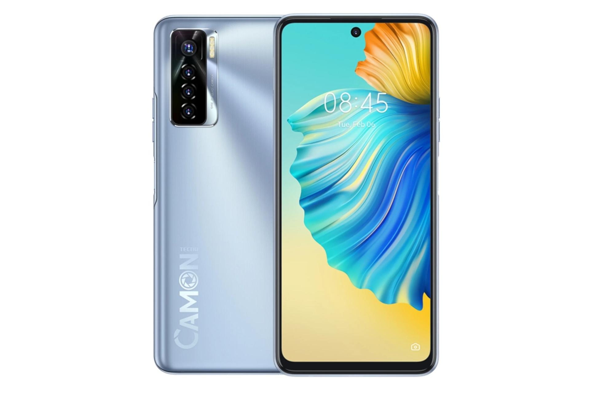 گوشی موبایل کمون 17 پرو تکنو Tecno Camon 17 Pro نقره ای