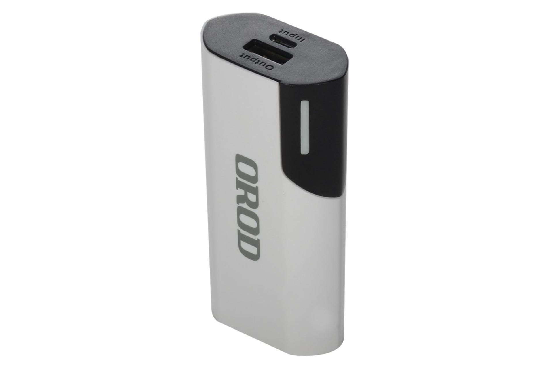 پاور بانک ارد Orod OP-52PA 5200mAh با ظرفیت 5200 میلی‌آمپر ساعت مشکی