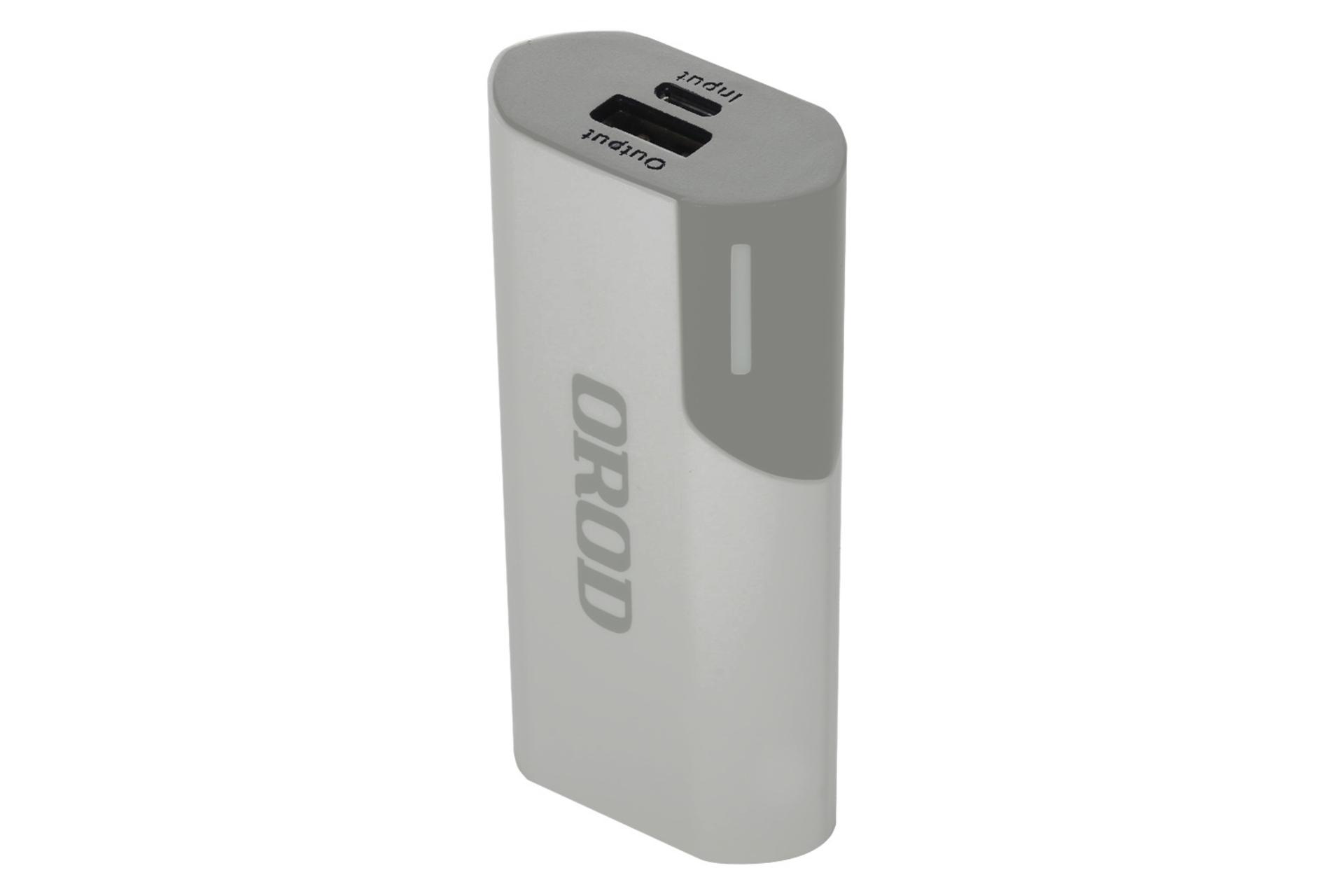 پاور بانک ارد Orod OP-52PA 5200mAh با ظرفیت 5200 میلی‌آمپر ساعت خاکستری
