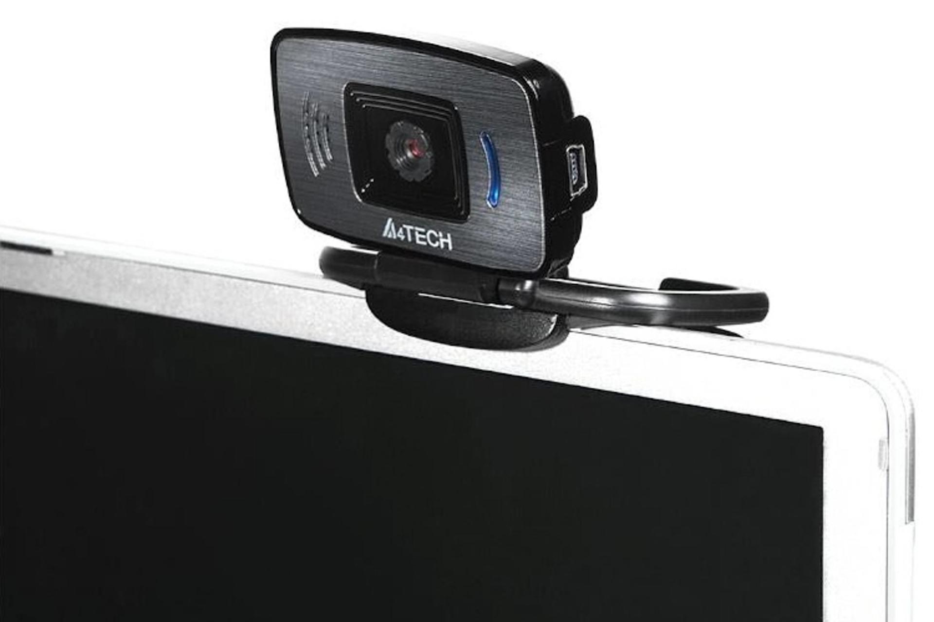 وب کم A4Tech PK-900H ای فورتک روی مانیتور