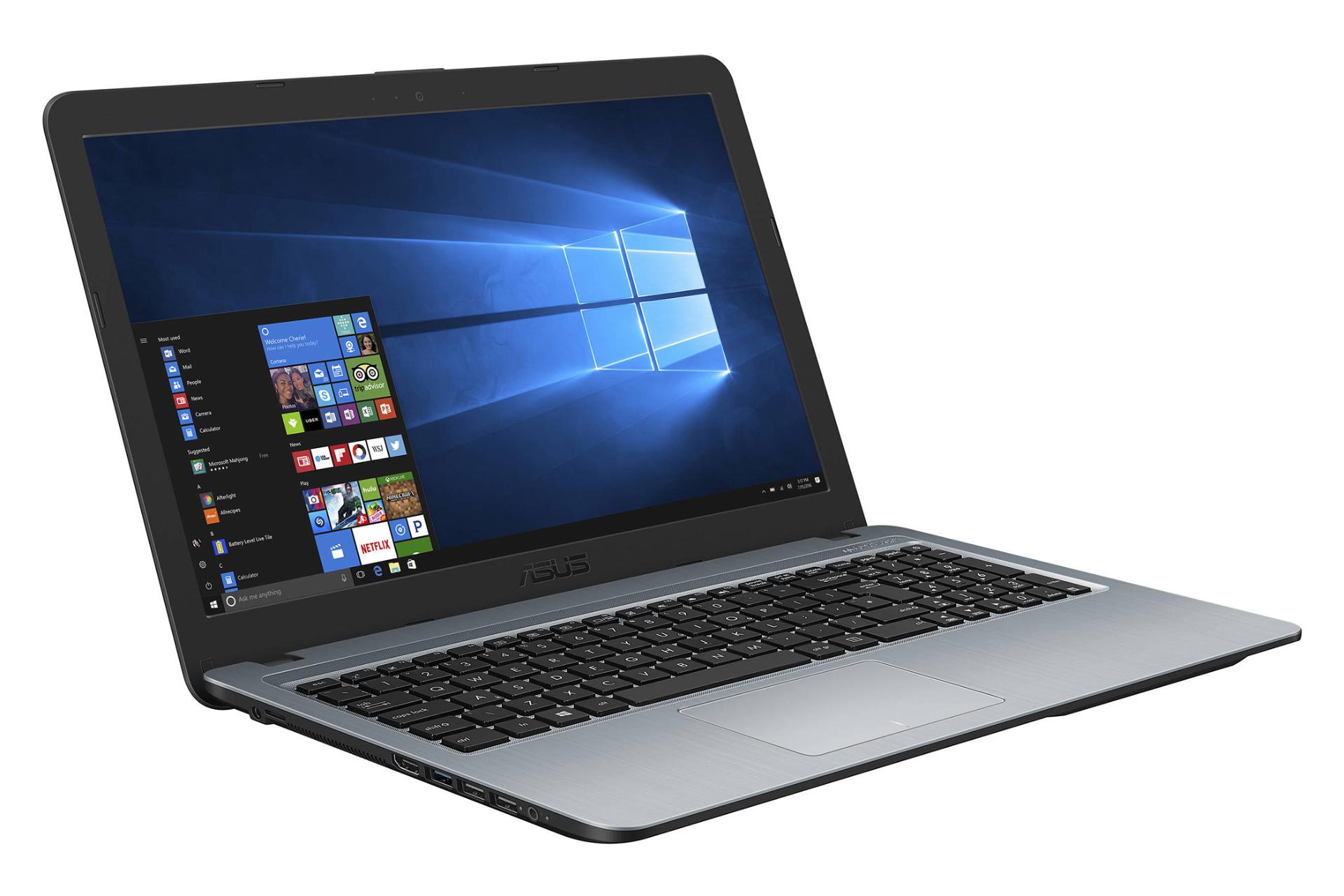 نمای نیمرخ چپ لپ تاپ ایسوس ویووبوک مکس X540BA