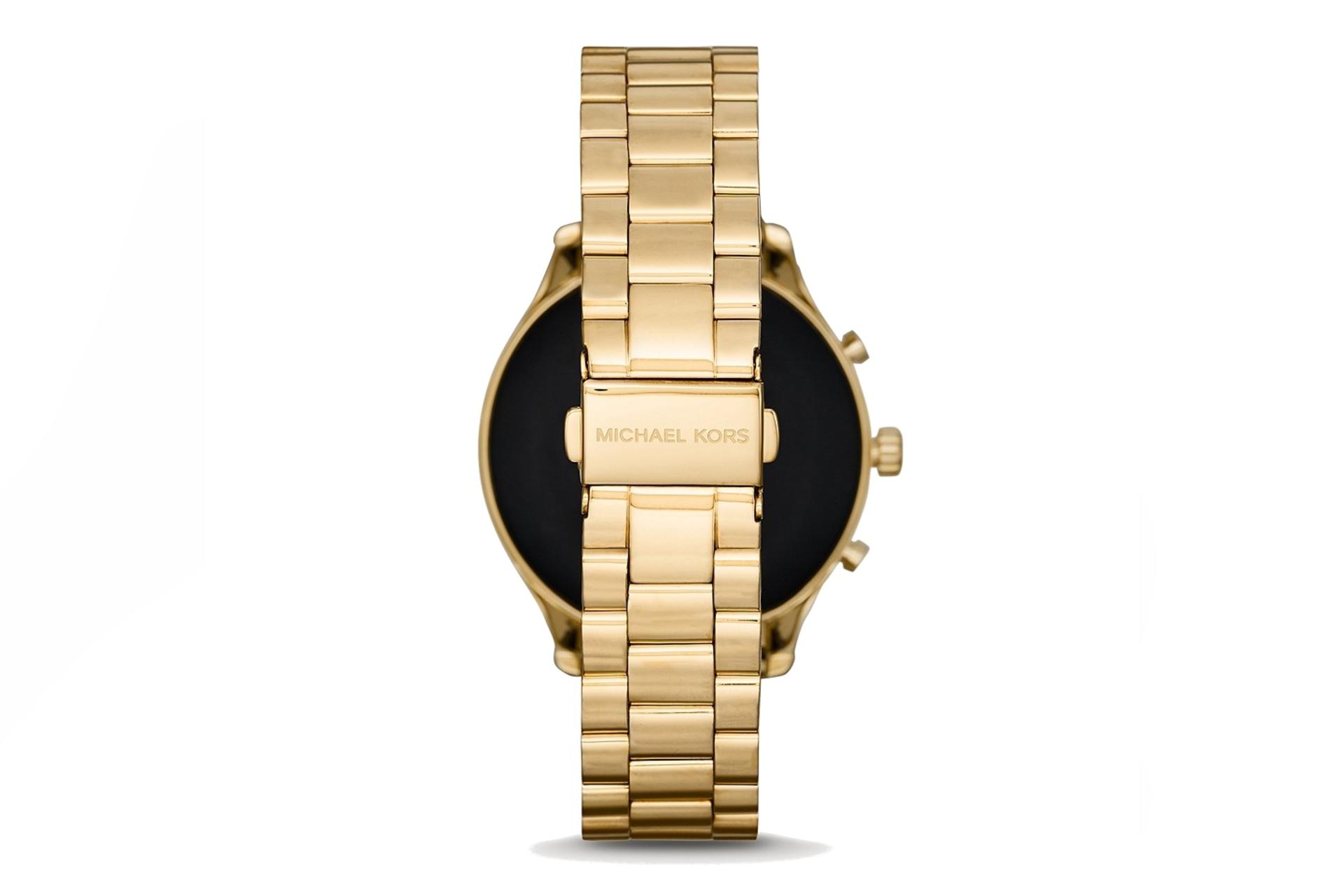 پشت اسمارت واچ مایکل کورس Michael Kors Access Gen 5 Lexington طلایی نگین دار