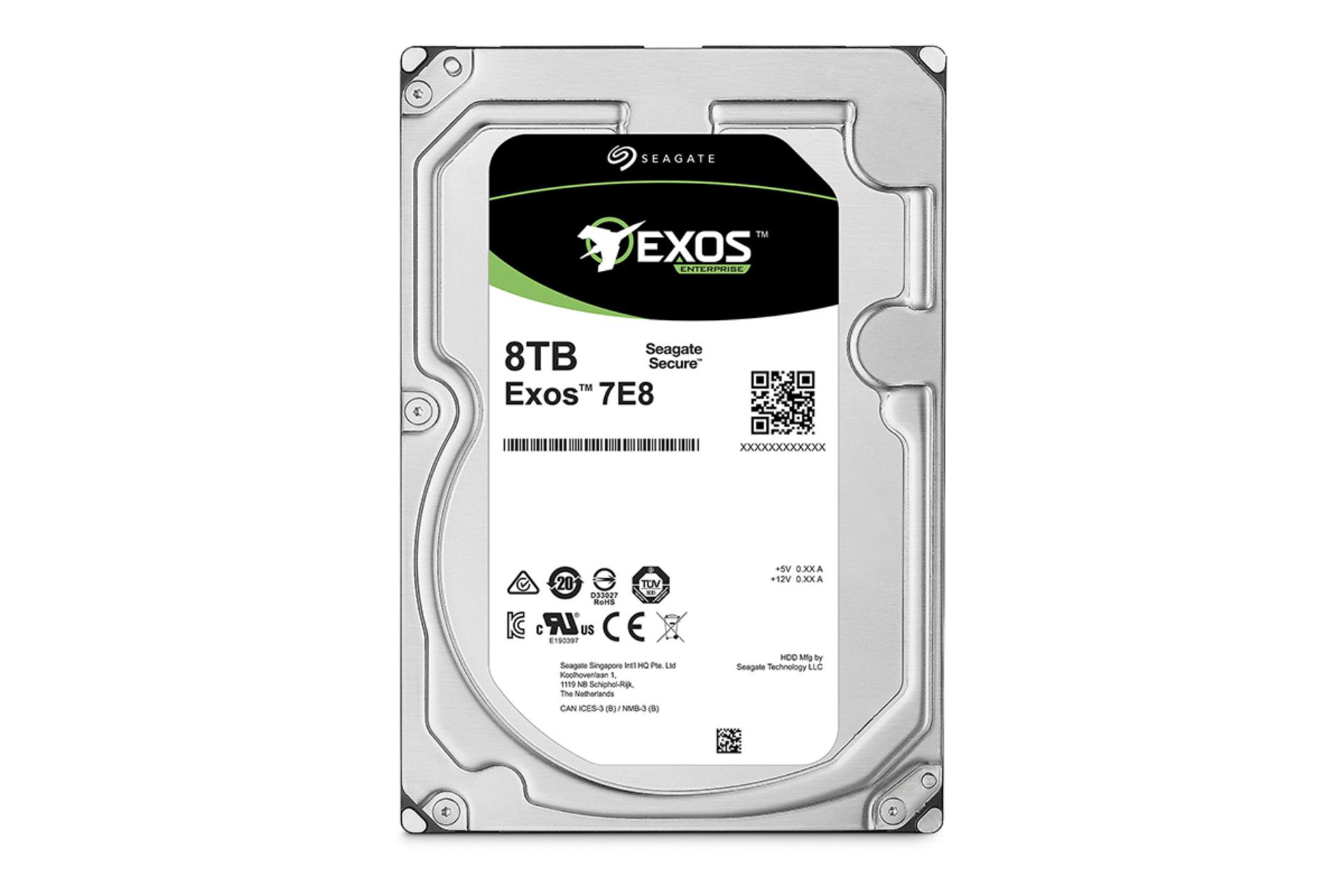 سیگیت Exos ST8000NM0115 7E8 ظرفیت 8 ترابایت / Seagate Exos ST8000NM0115 7E8 8TB