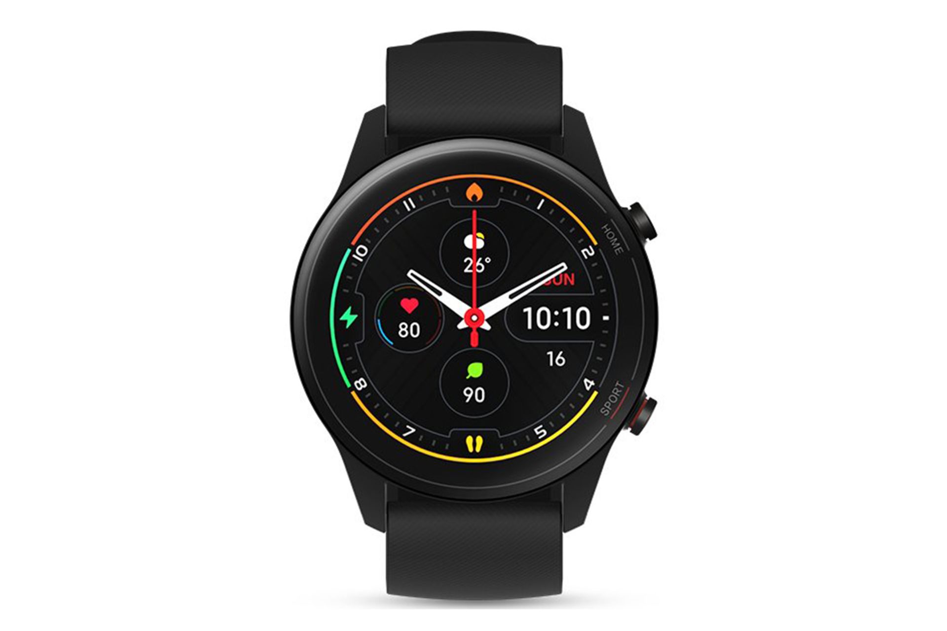 ساعت هوشمند شیائومی می واچ Revolve اکتیو از نمای جلو