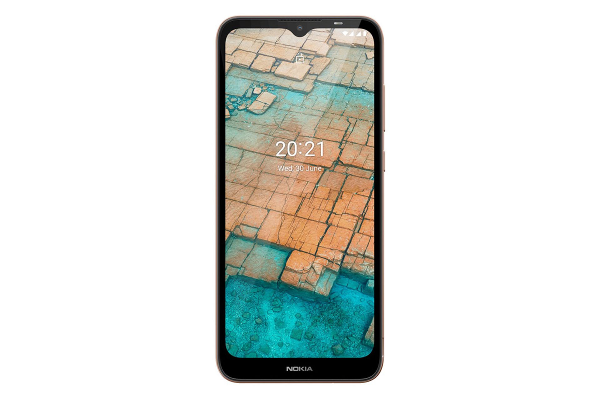 نمای جلو گوشی موبایل نوکیا سی 20 / Nokia C20