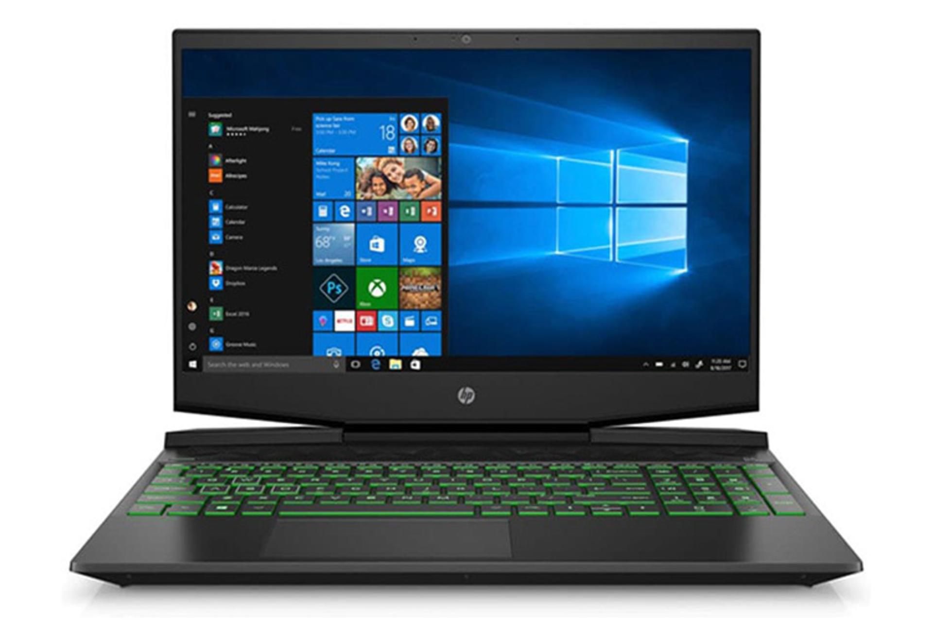 نمای جلو لپ تاپ اچ پی پاویلیون گیمینگ 15 DK1035